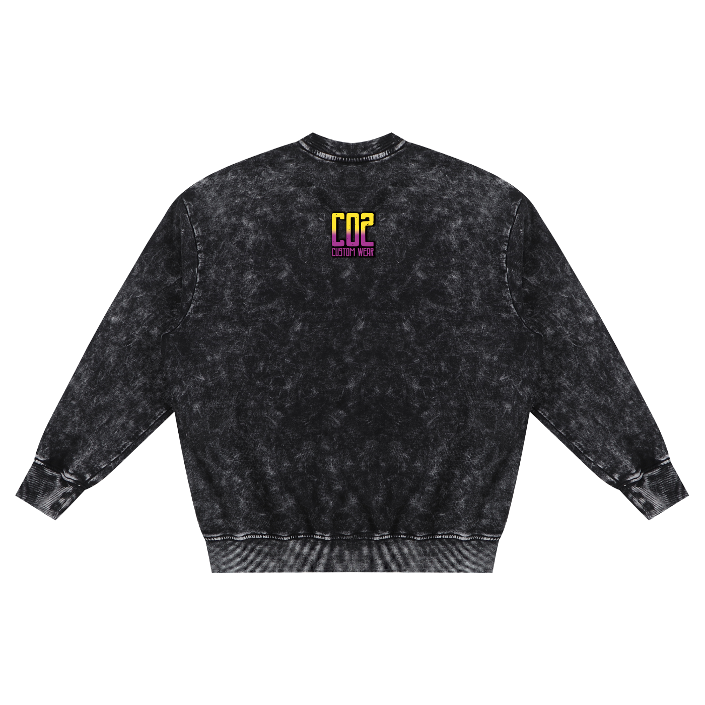 Spooky Season Snow Washed Hand-Frayed Sweatshirt