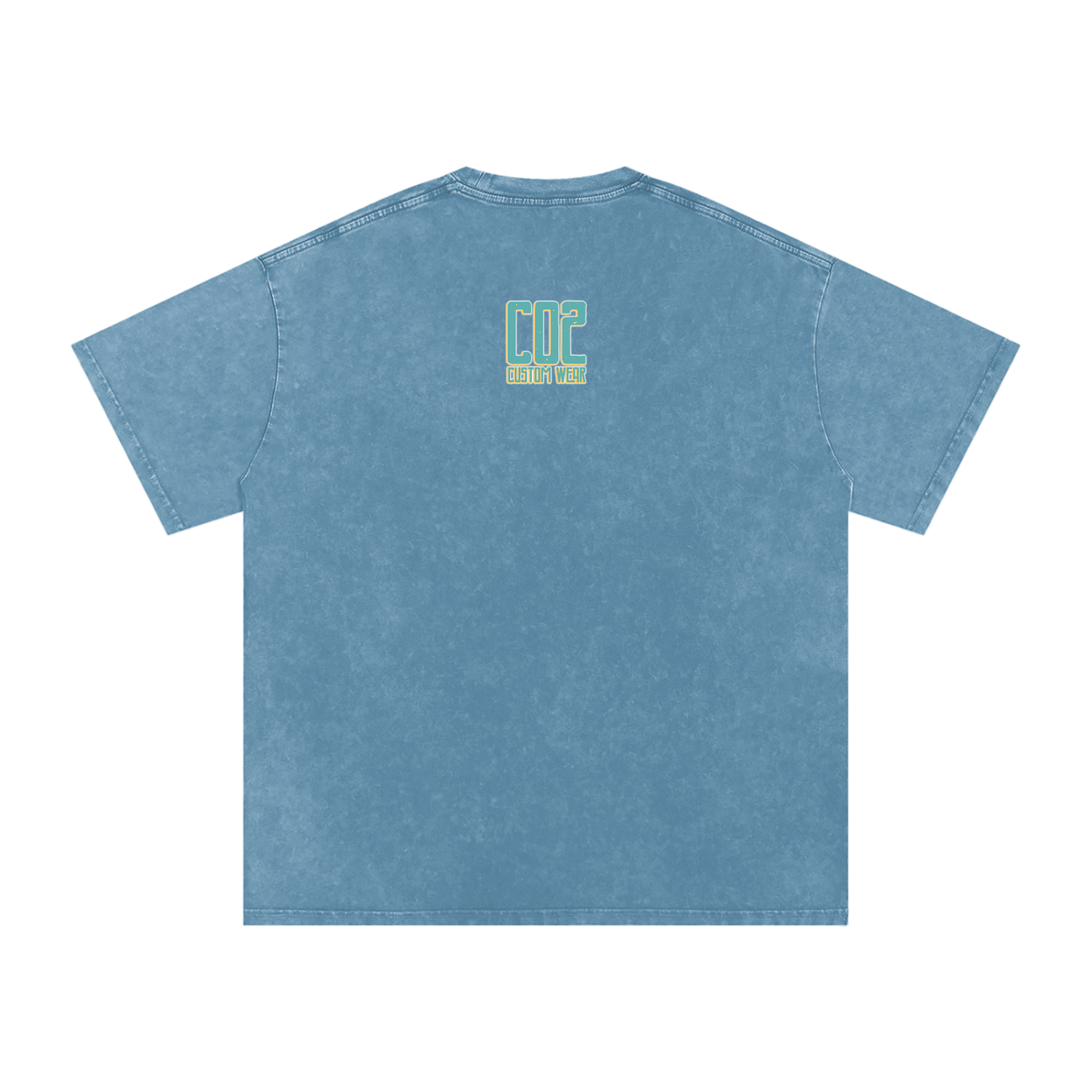 Thankful Grateful Blessed Snow Washed Oversized Cotton T-Shirt