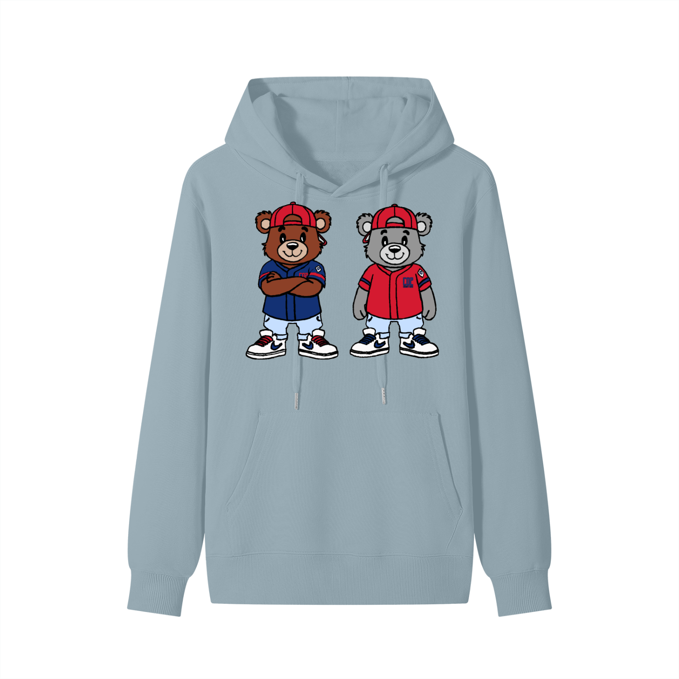 CO2 Bear Retro Cool Bear Classic Unisex Cotton Hoodie