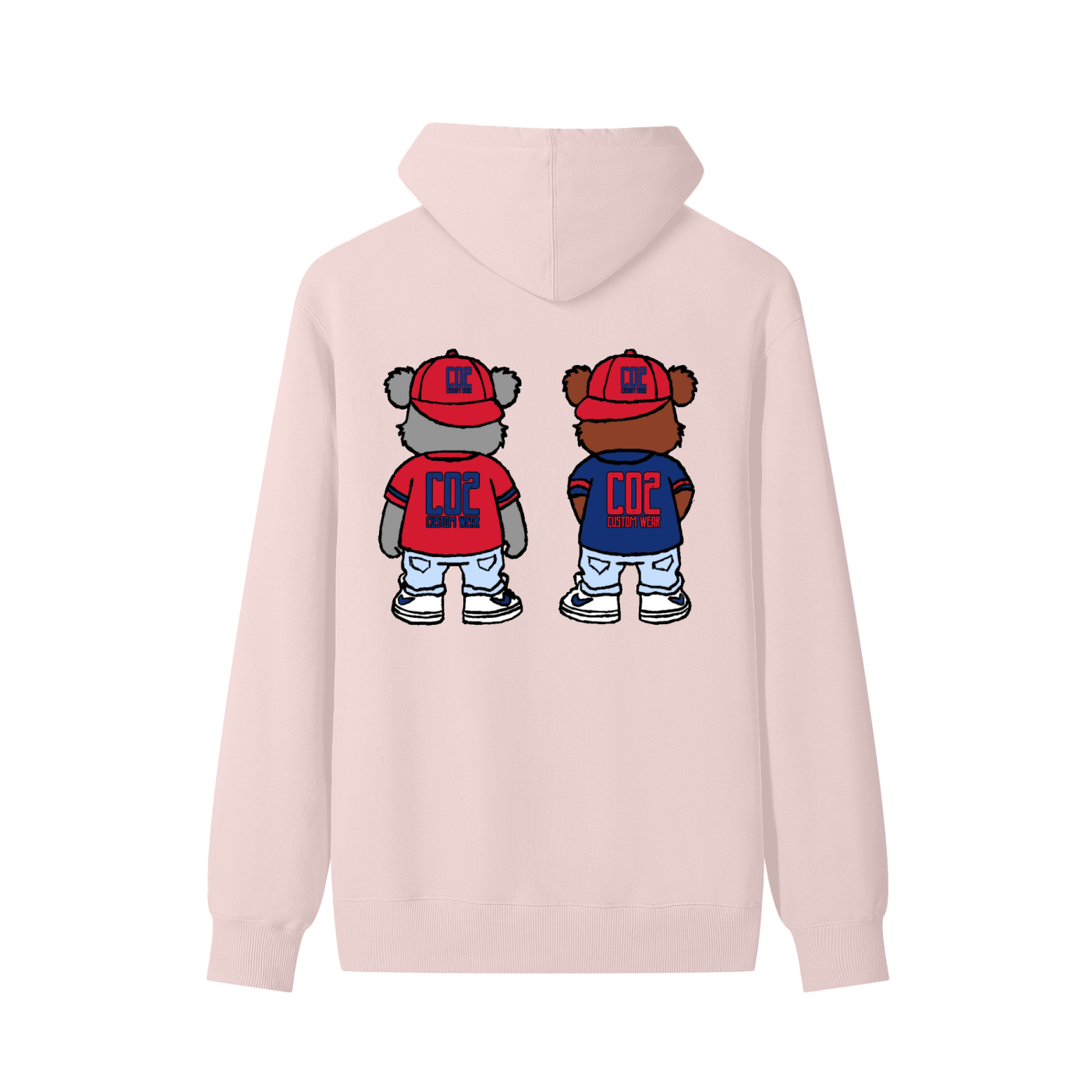 CO2 Bear Retro Cool Bear Classic Unisex Cotton Hoodie
