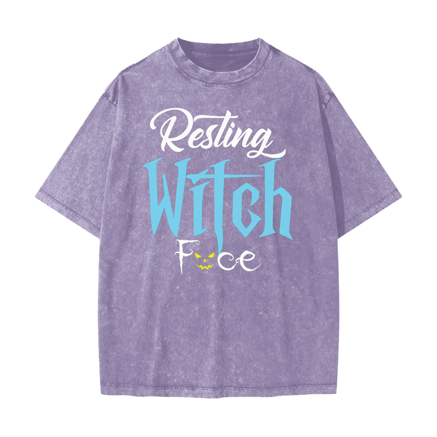 Resting Witch Face Heavyweight Snow Washed T-Shirt