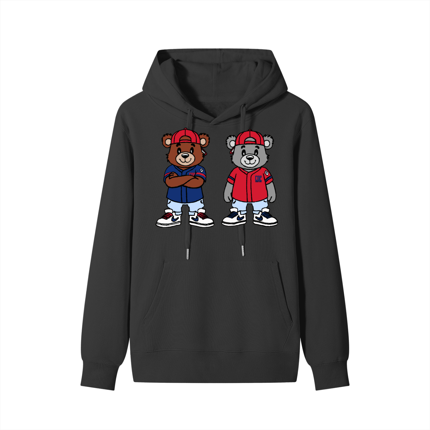 CO2 Bear Retro Cool Bear Classic Unisex Cotton Hoodie