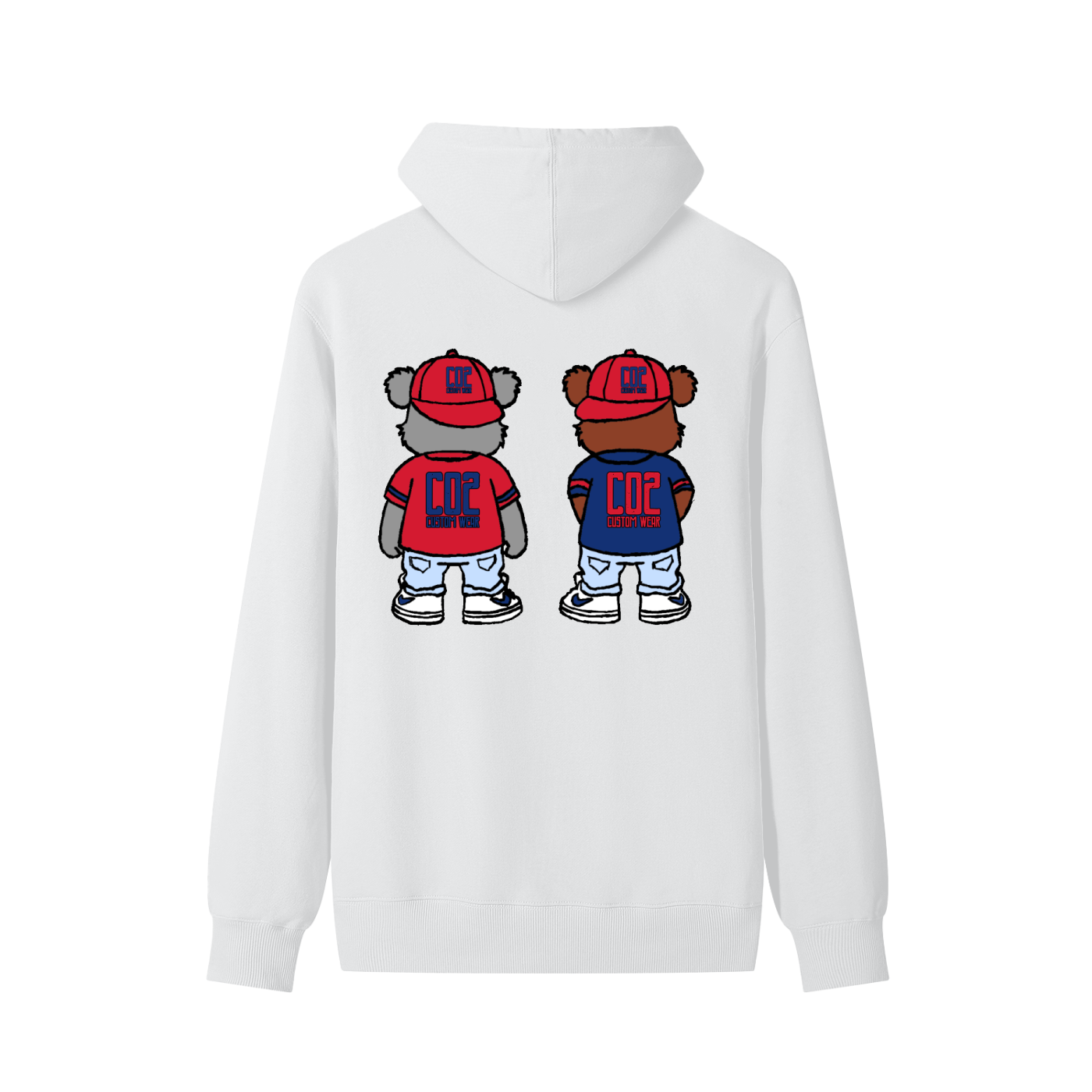 CO2 Bear Retro Cool Bear Classic Unisex Cotton Hoodie