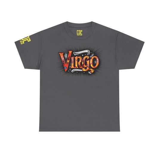 Virgo Zodiac Unisex Heavy Cotton Tee | Astrology Shirt, Horoscope Gift, Birthday Tee, Celestial Wear, Virgo Apparel