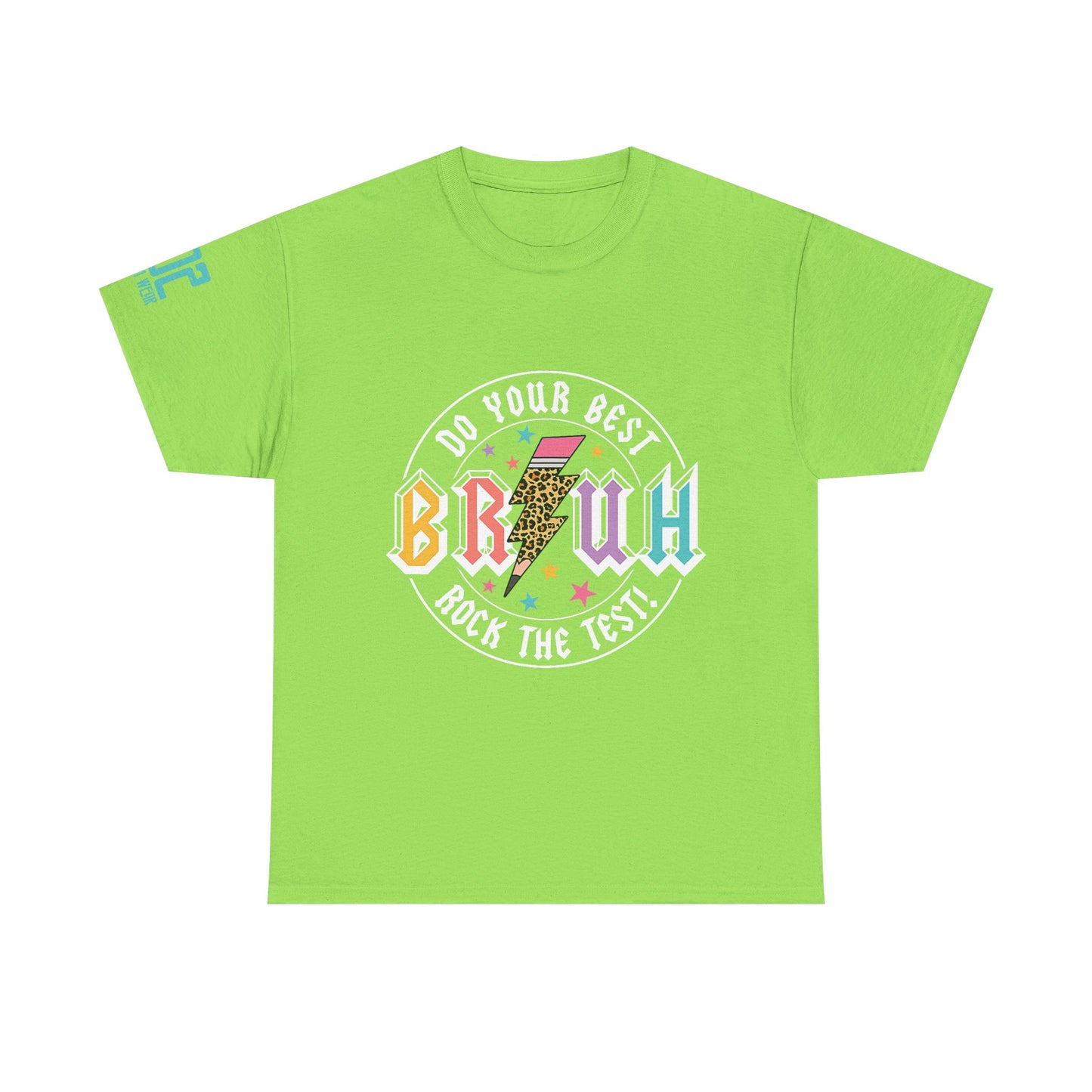 Motivational Unisex Heavy Cotton Tee: 'Do Your Best, Rock the Test!' - Perfect for Students, Casual Wear, Gift Idea, Graduation, Study [...]