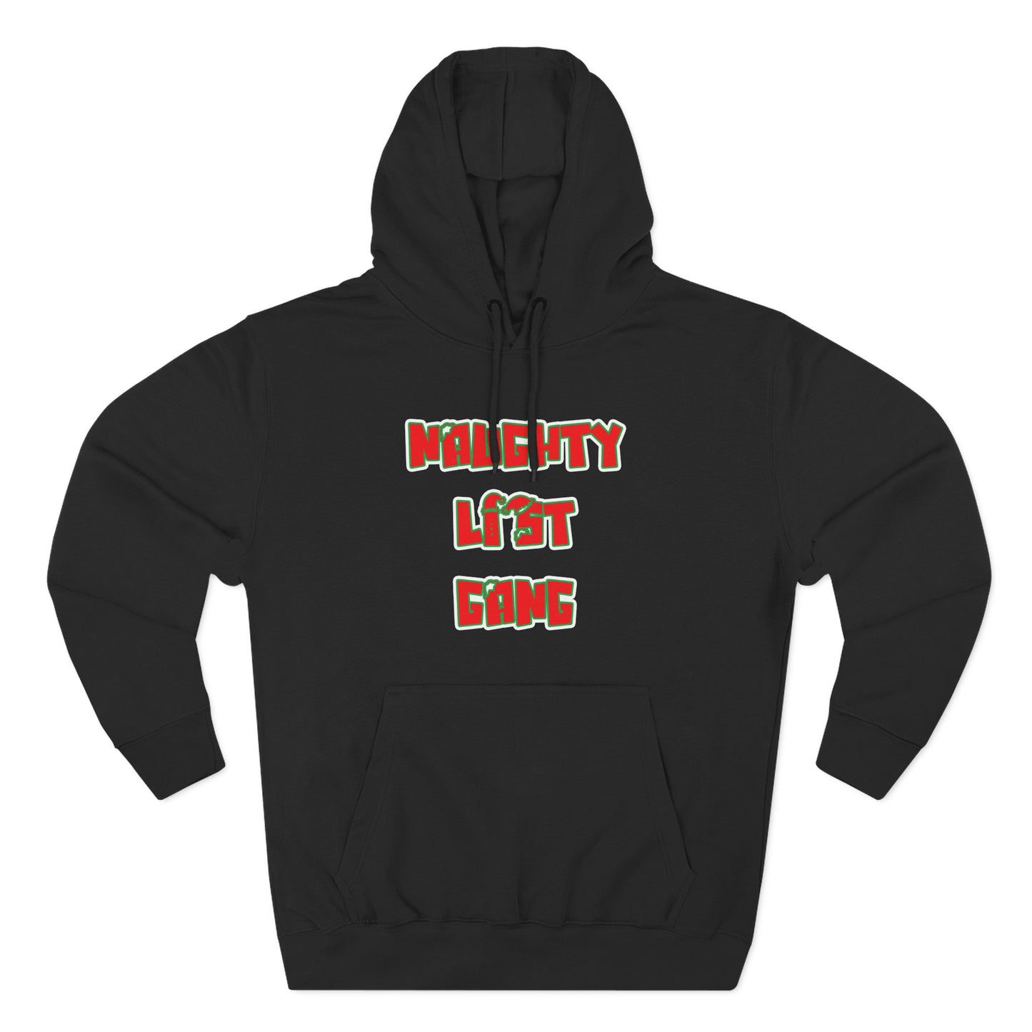 Naughty List Gang Hoodie — Funny Christmas Holiday Pullover