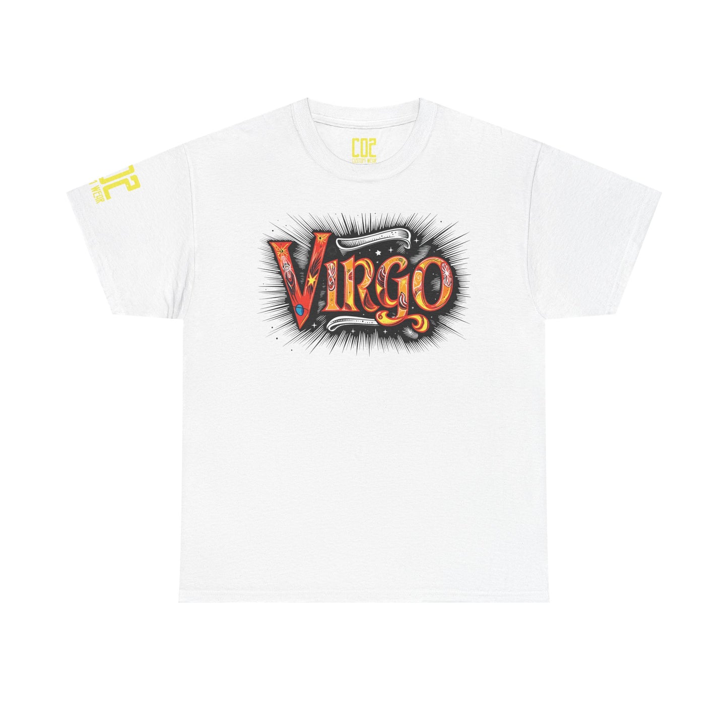 Virgo Zodiac Unisex Heavy Cotton Tee | Astrology Shirt, Horoscope Gift, Birthday Tee, Celestial Wear, Virgo Apparel