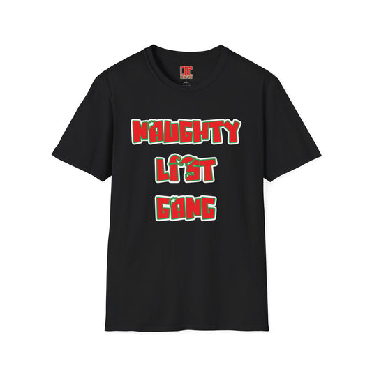 Naughty List Gang T-Shirt — Funny Holiday Christmas Tee