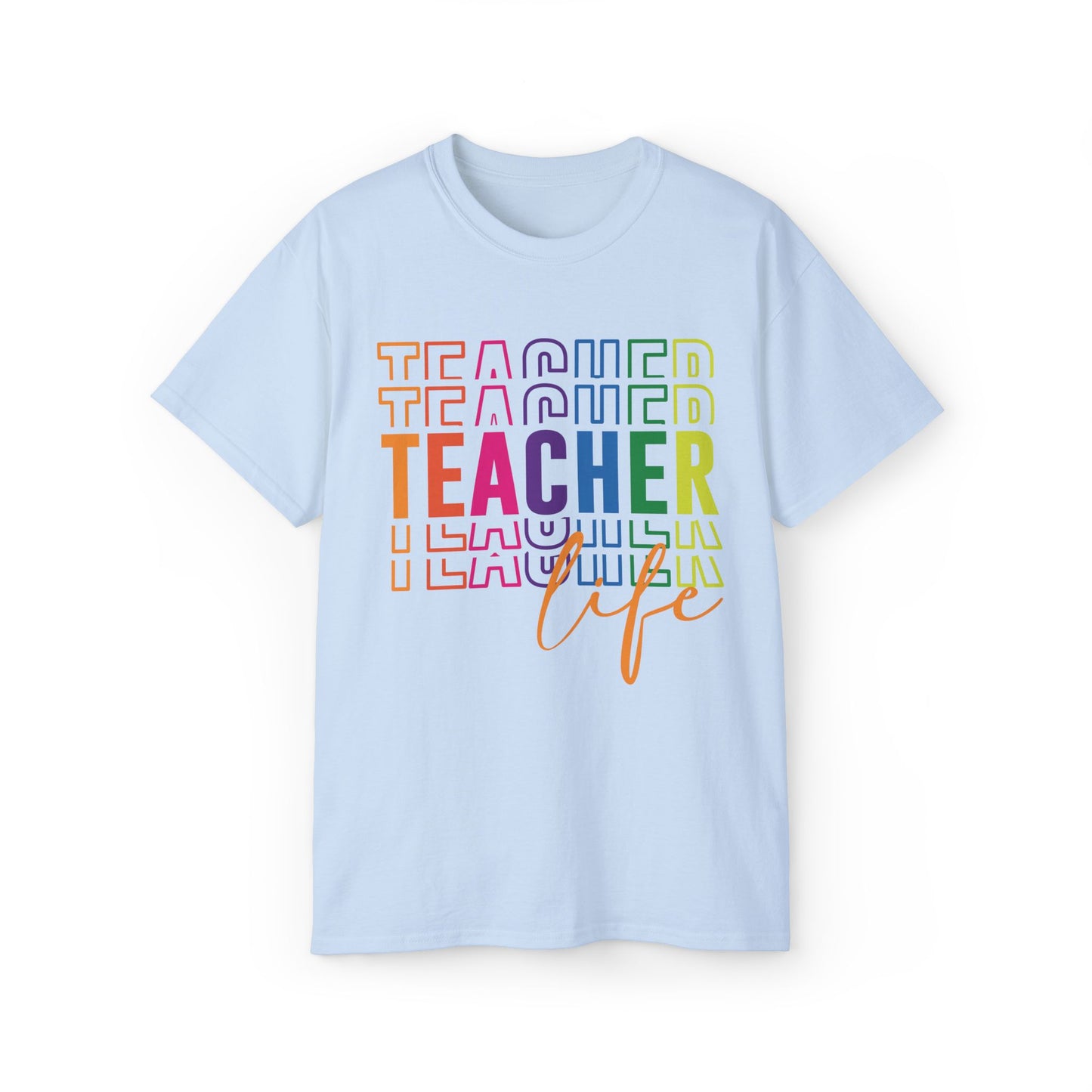 Colorful Teacher Life Unisex Cotton Tee – Perfect Gift for Educators, Teacher Appreciation Day, Classroom Style, Back to School, [...]