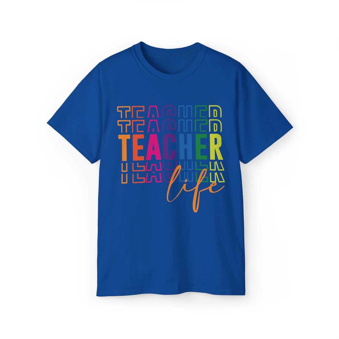 Colorful Teacher Life Unisex Cotton Tee – Perfect Gift for Educators, Teacher Appreciation Day, Classroom Style, Back to School, [...]