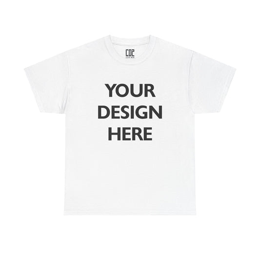 Unisex Heavy Cotton Tee - Customizable Graphic Shirt, Casual Wear, Gift for Him/Her, Birthday Present, Everyday Style