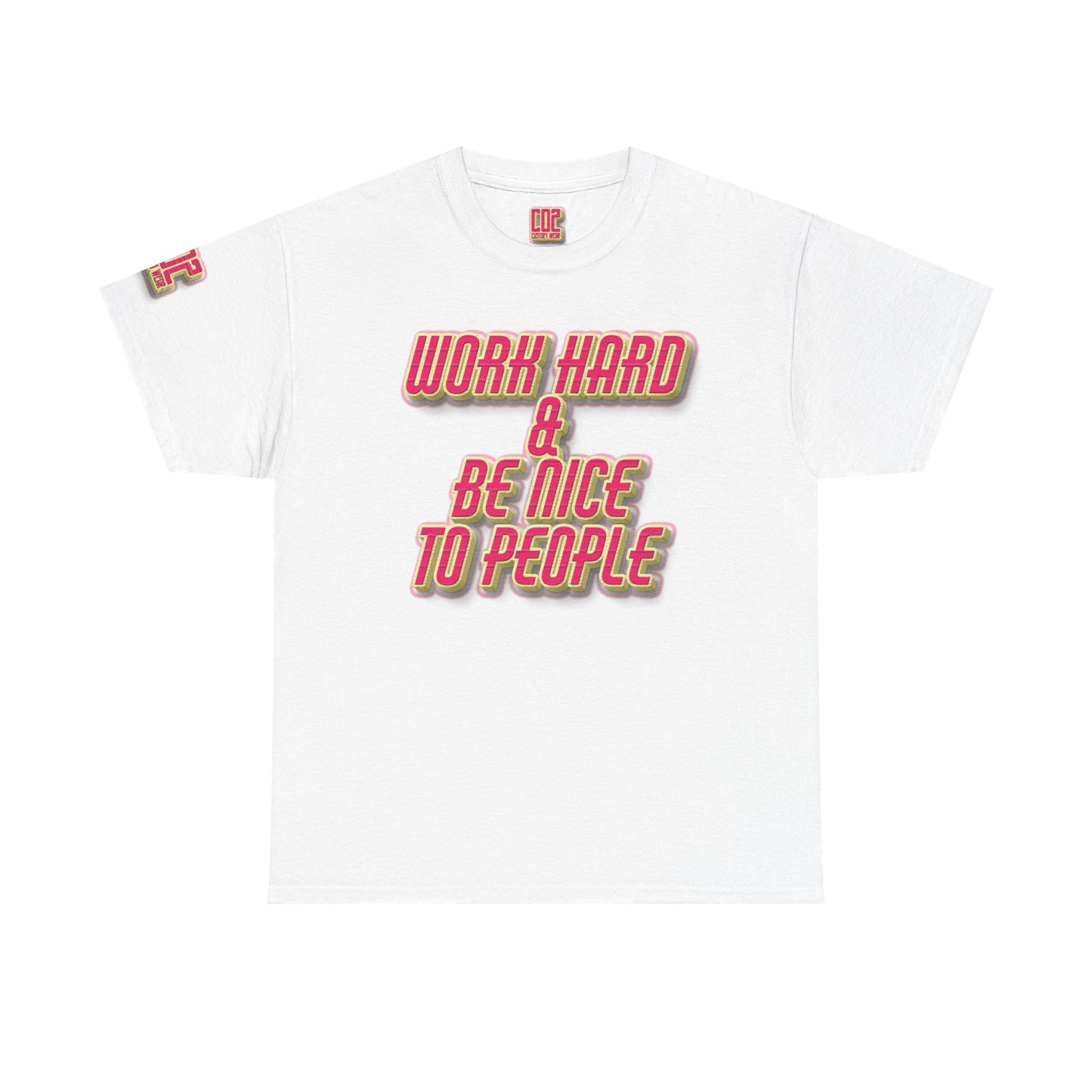 Work Hard & Be Nice Heavy Cotton Tee for Motivational Style, Perfect Gift for Friends, Great for Casual Outings, Soft Cotton T-Shirt, [...]
