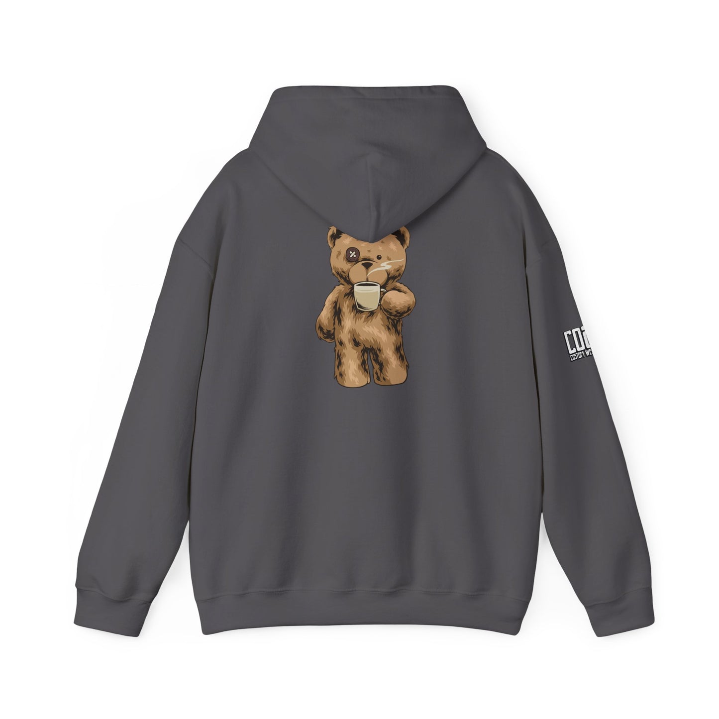 I Need A Huge Coffee Hoodie Sweatshirt, Gift for Friends, Cute Bear Design, Winter Wardrobe Staple, Snuggle Up Wear