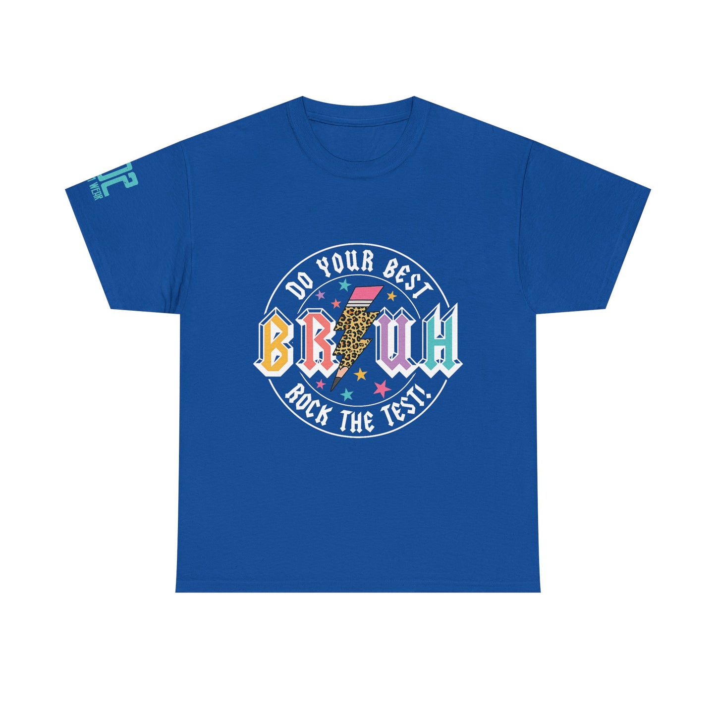 Motivational Unisex Heavy Cotton Tee: 'Do Your Best, Rock the Test!' - Perfect for Students, Casual Wear, Gift Idea, Graduation, Study [...]
