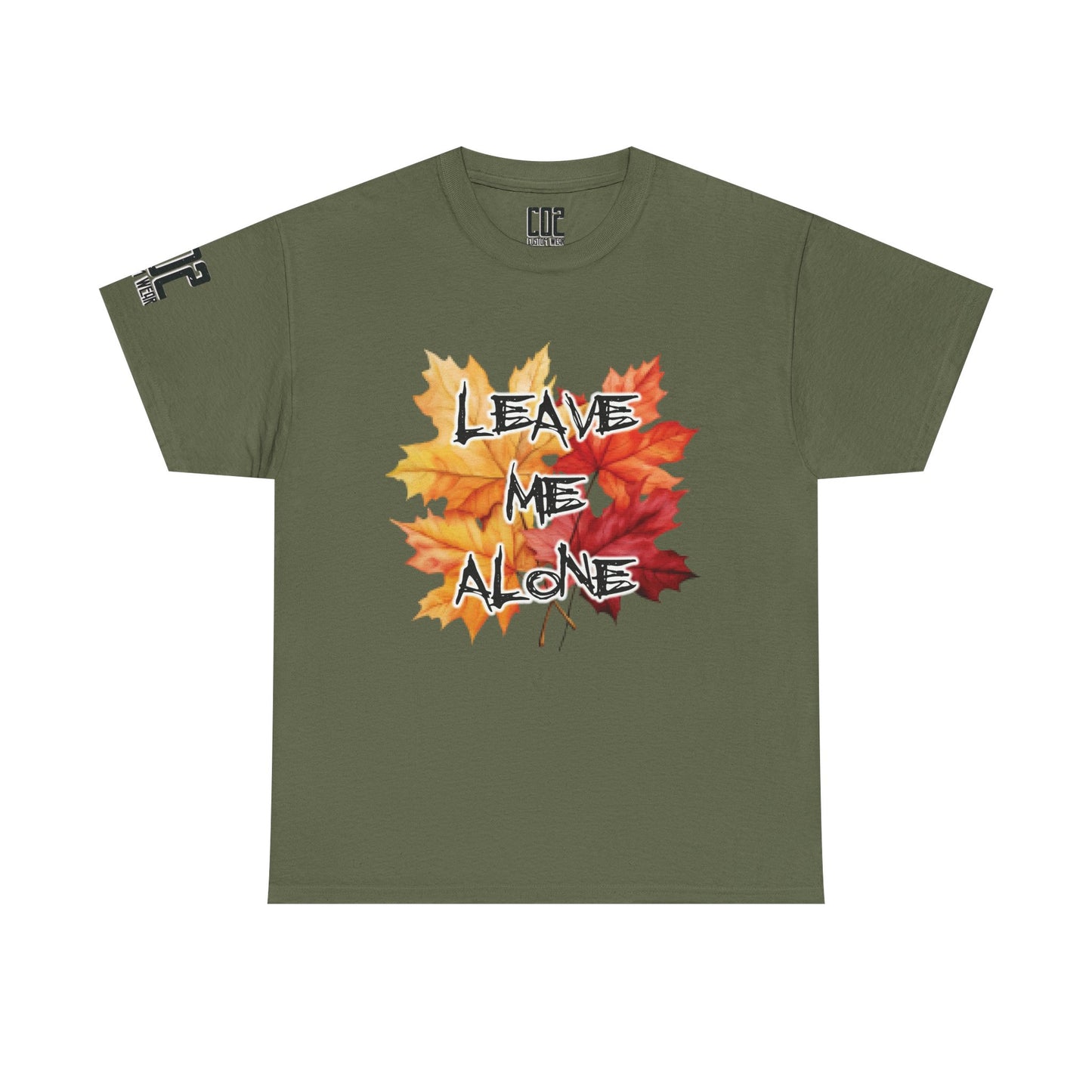 Leave Me Alone Unisex Cotton Shirt, Autumn Vibes Tee - Leave Me Alone Unisex Cotton Shirt, Casual Fall Wear, Gift for Introverts, Halloween Style, Cozy Shirt