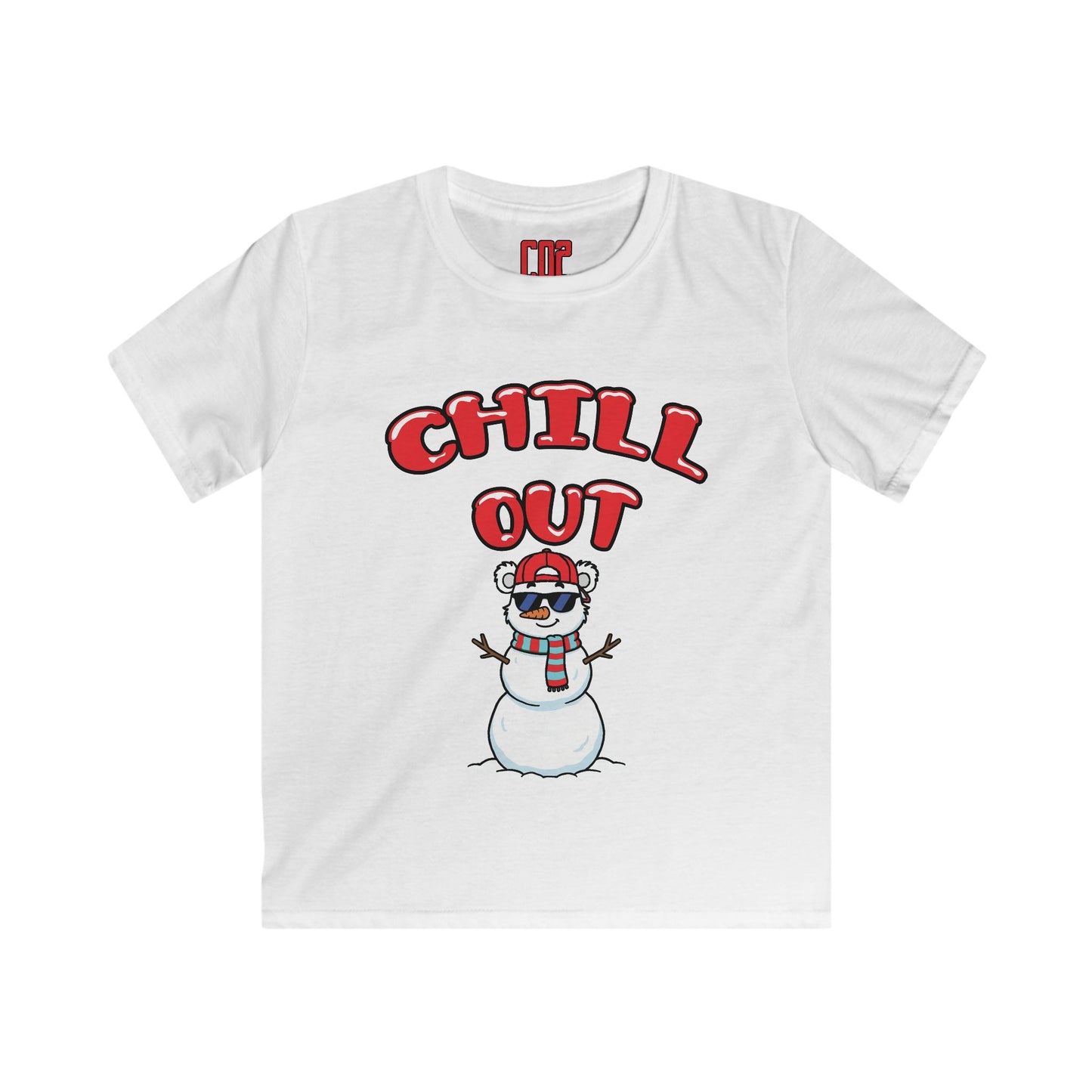 'Chill Out' Snowman Holiday Shirt - Kids Tee