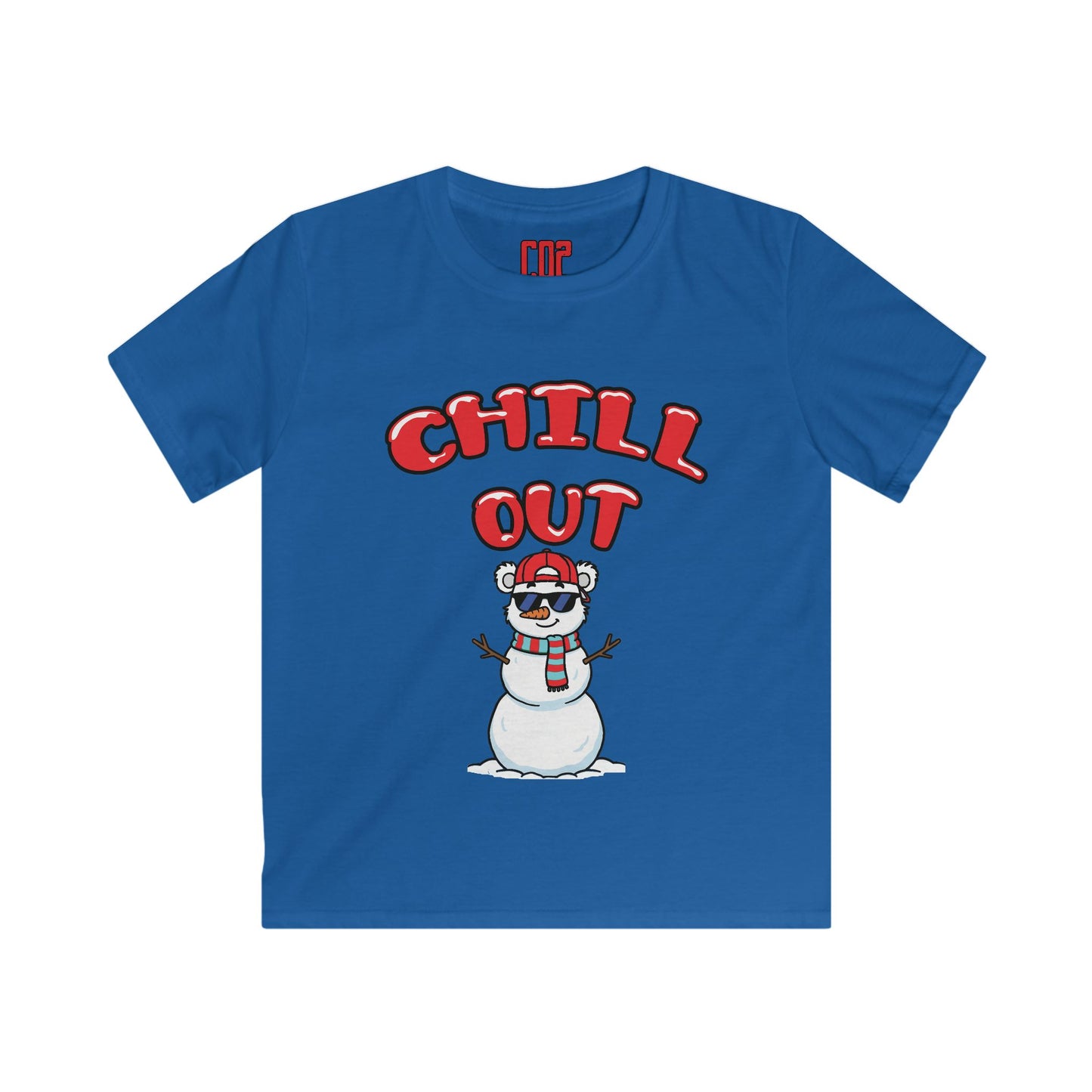 'Chill Out' Snowman Holiday Shirt - Kids Tee