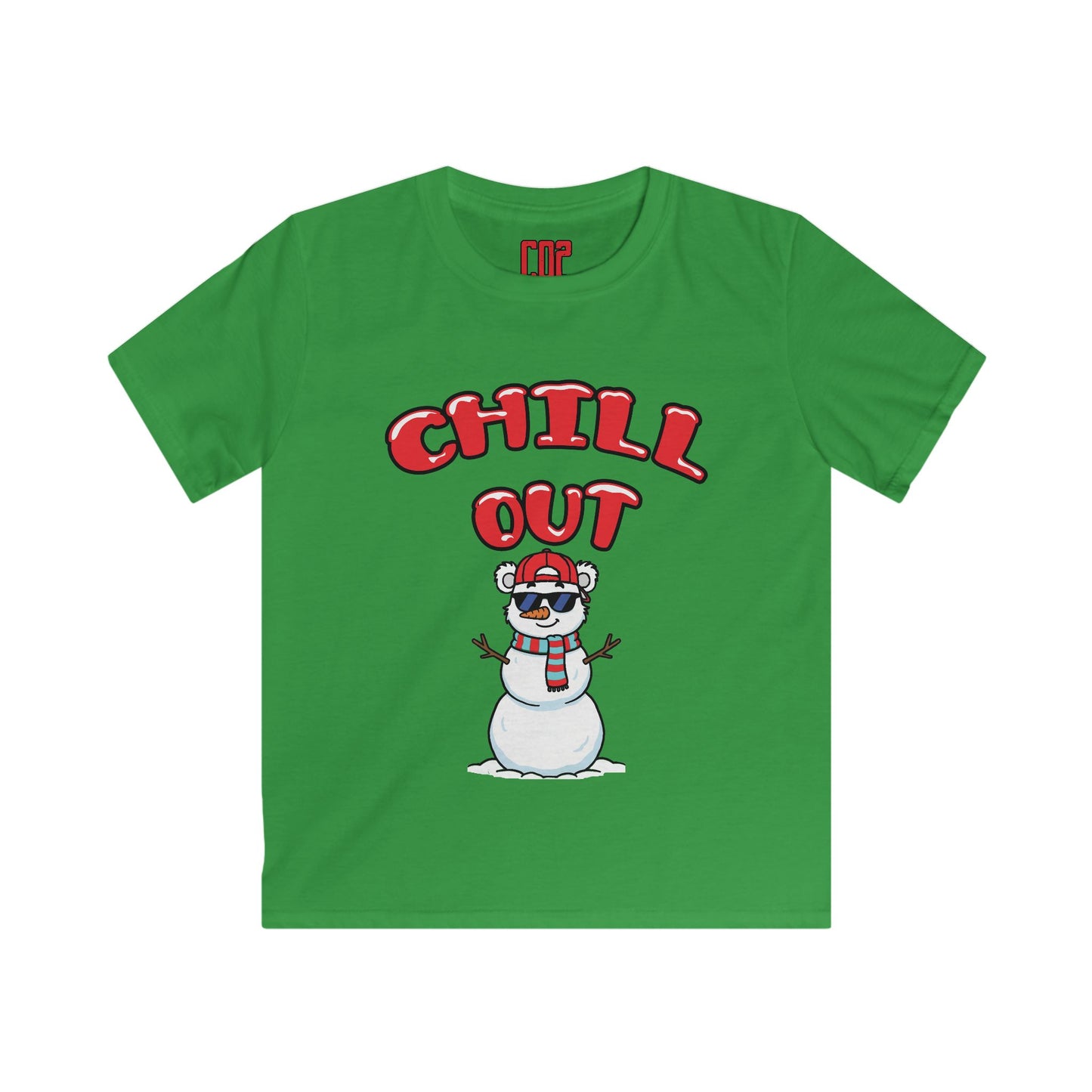 'Chill Out' Snowman Holiday Shirt - Kids Tee