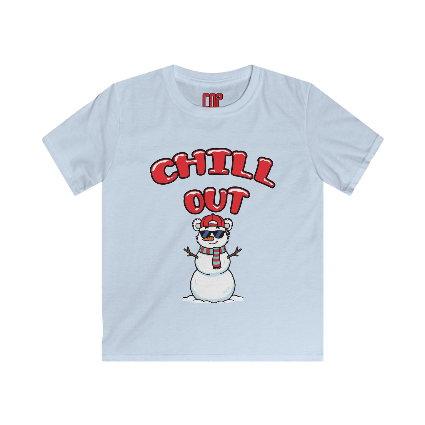 'Chill Out' Snowman Holiday Shirt - Kids Tee