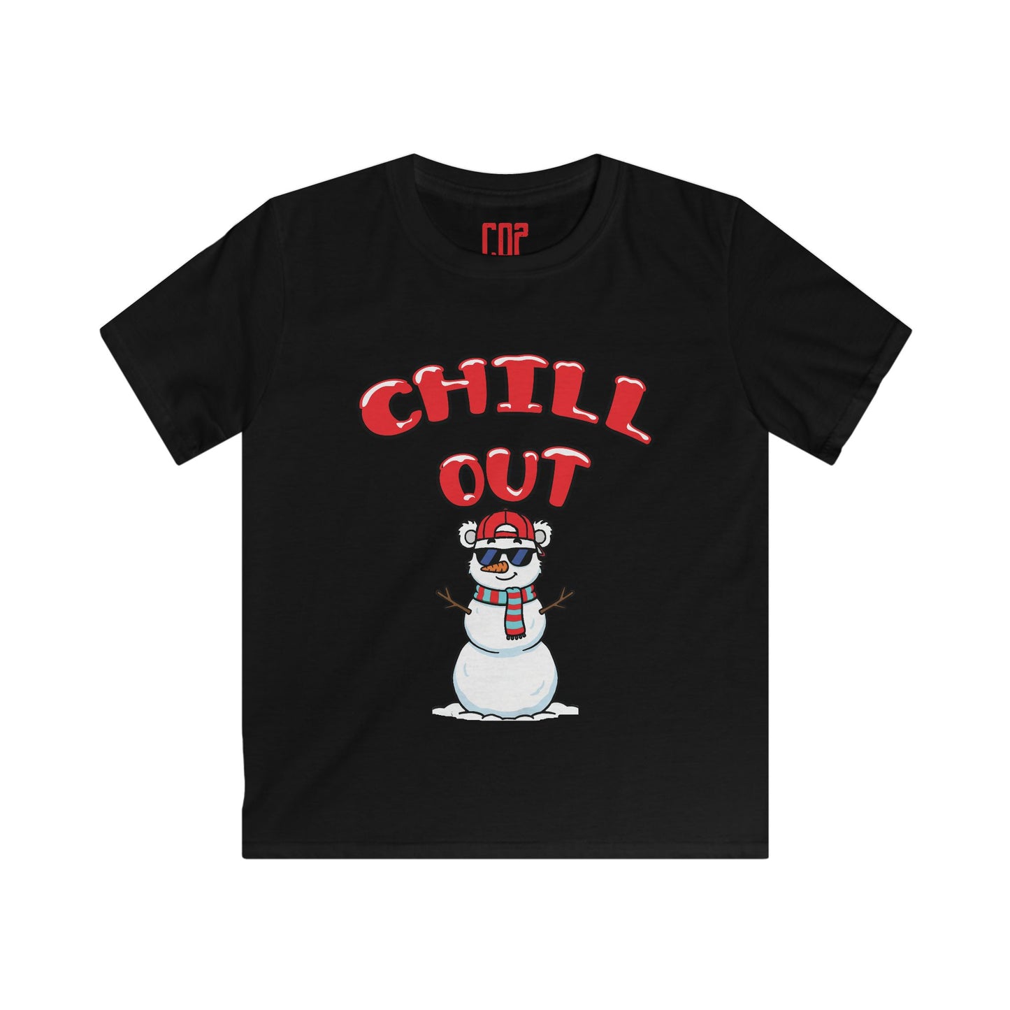 'Chill Out' Snowman Holiday Shirt - Kids Tee