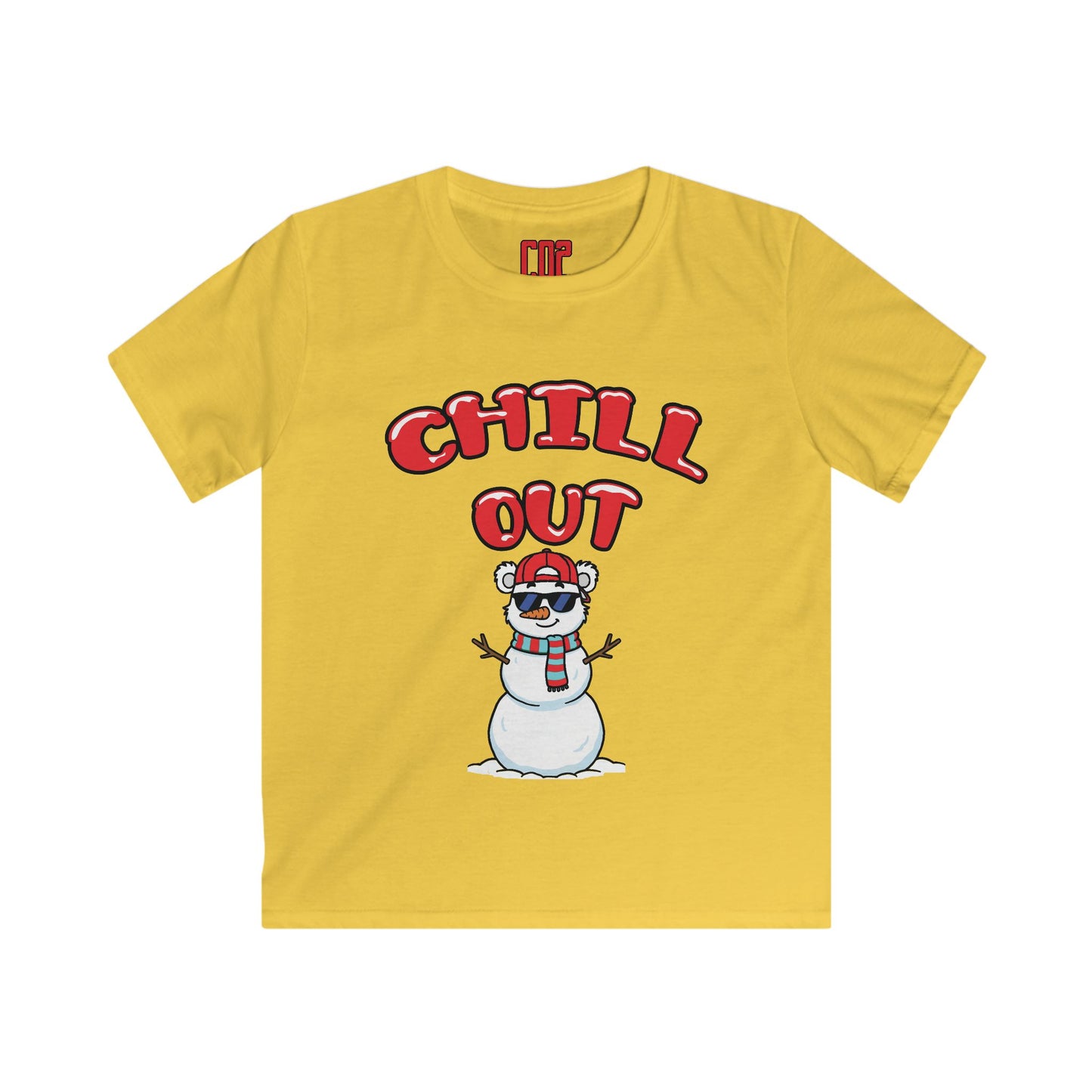 'Chill Out' Snowman Holiday Shirt - Kids Tee