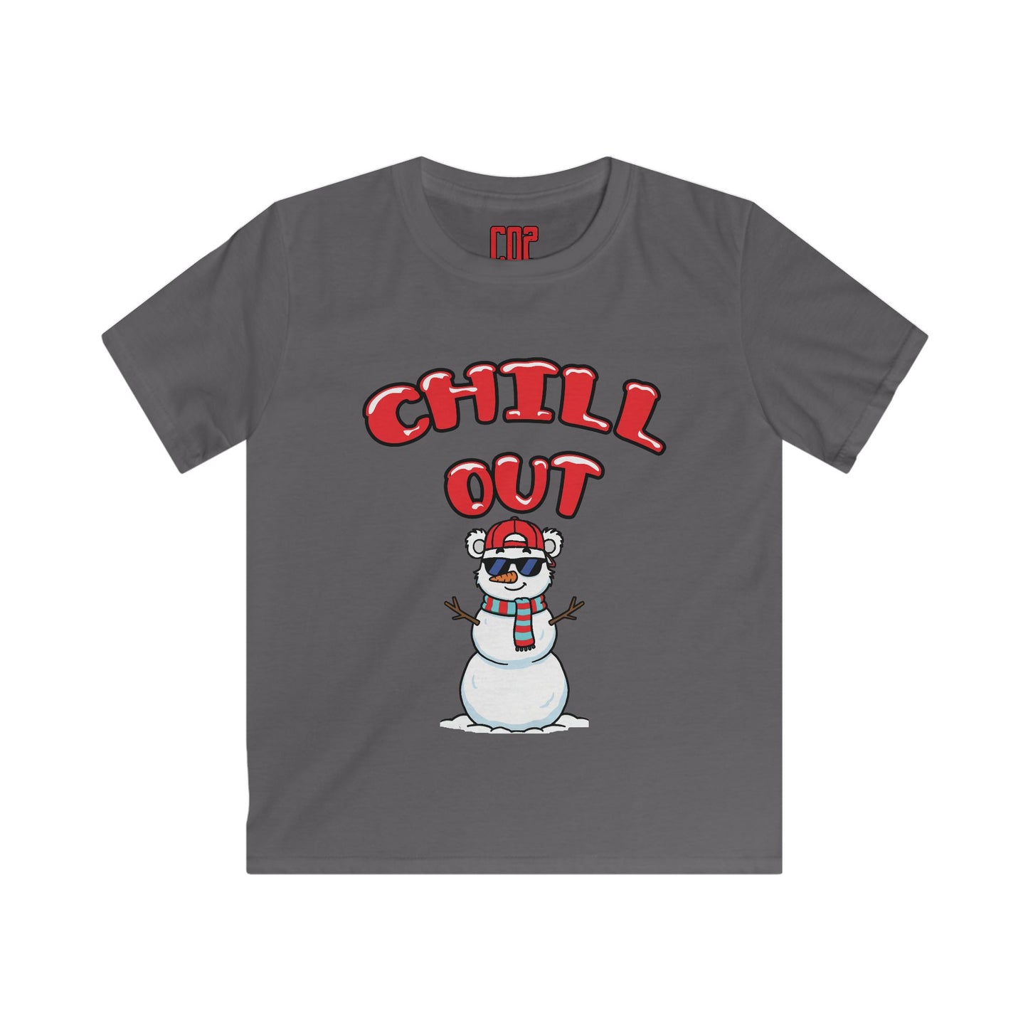 'Chill Out' Snowman Holiday Shirt - Kids Tee