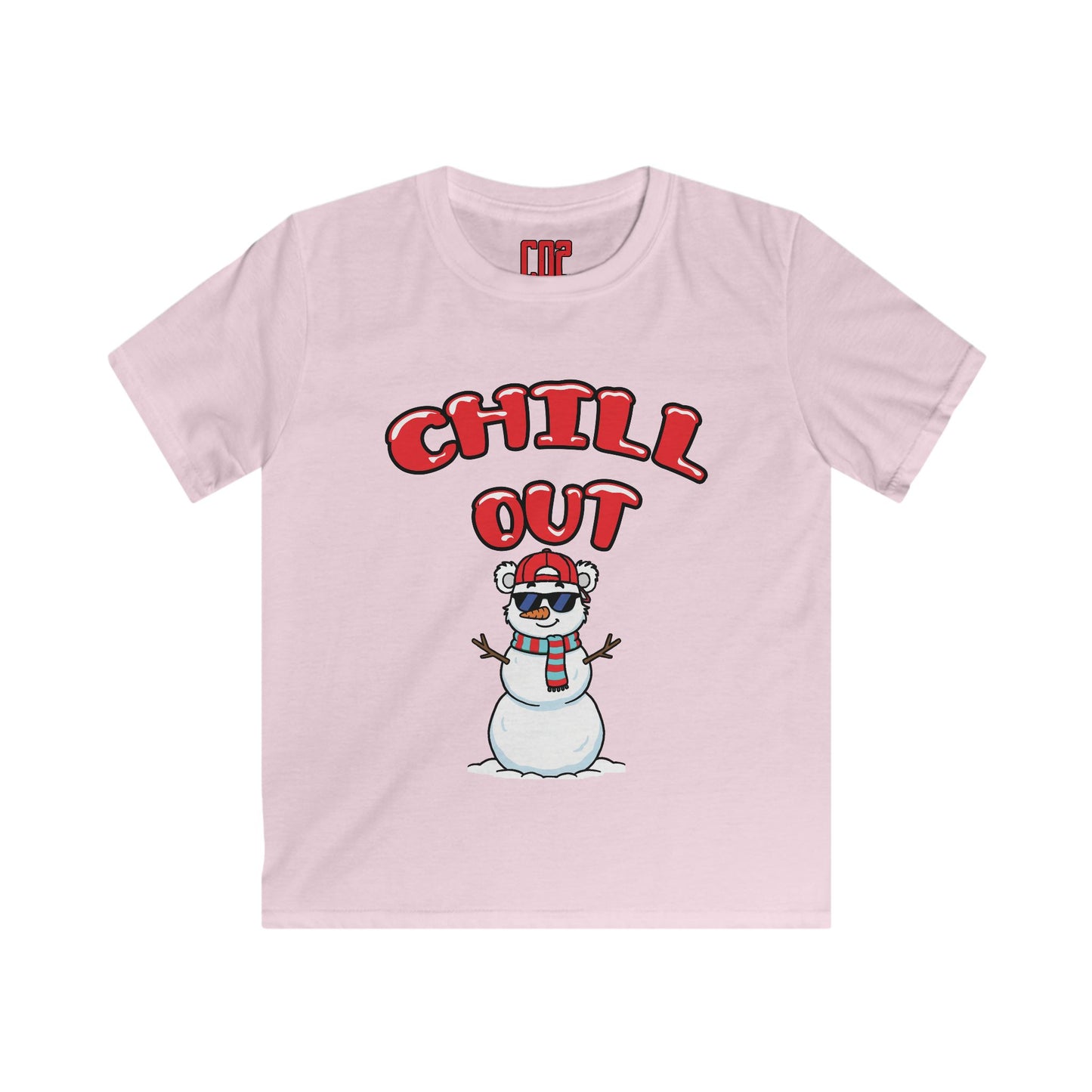 'Chill Out' Snowman Holiday Shirt - Kids Tee