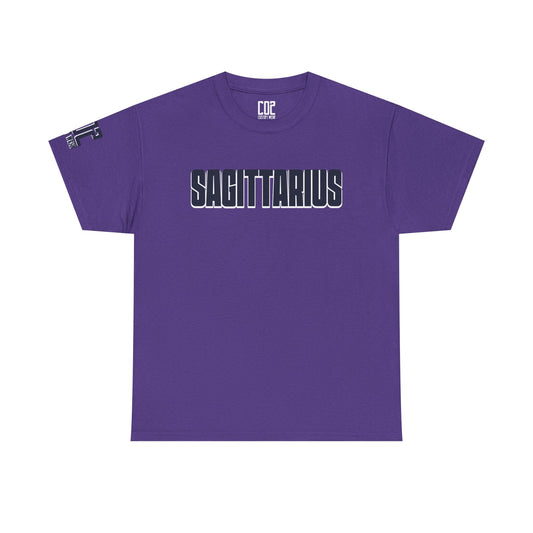 Sagittarius Zodiac Heavy Cotton Tee, Astrological T-Shirt, Astrology Gift, Unisex Horoscope Shirt, Birthday Apparel, Star Sign Clothing