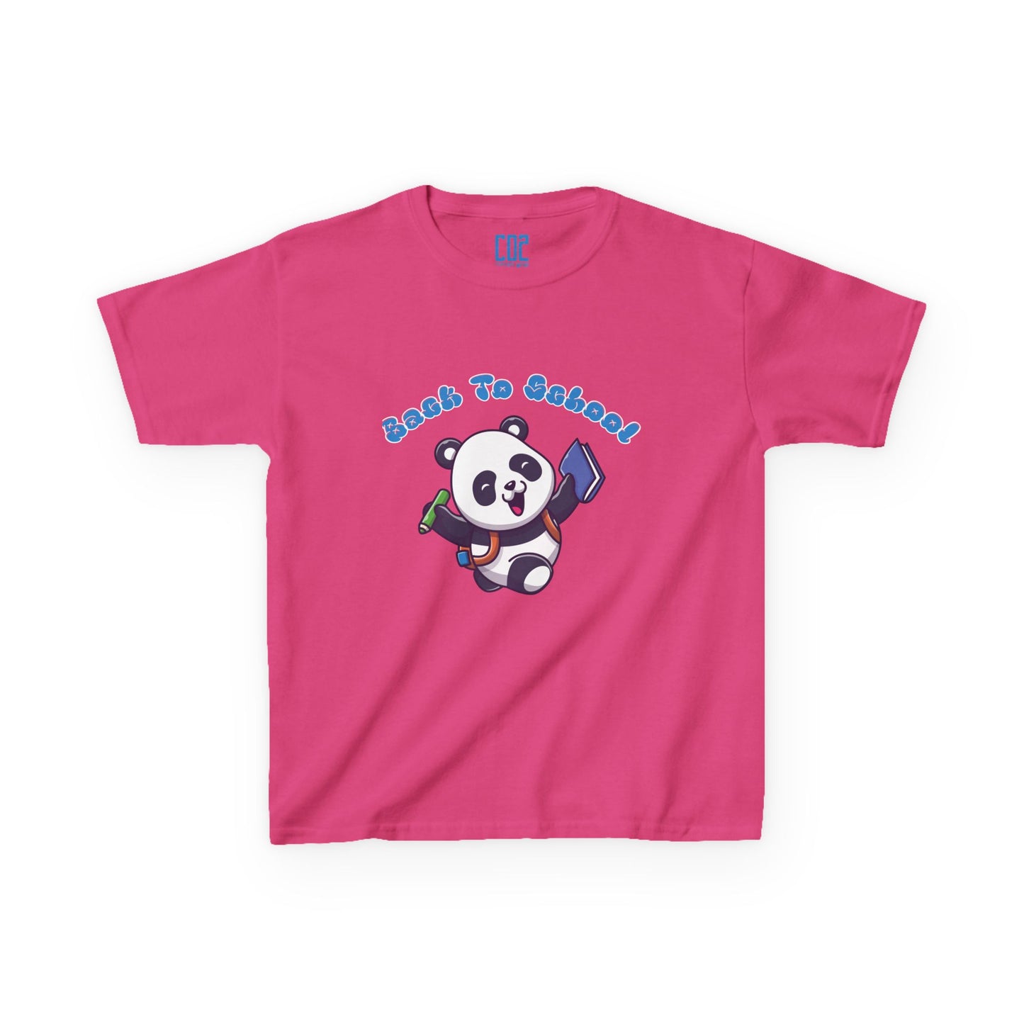 Cute Kids' Panda Tee, Back to School Shirt, Fun Cotton T-Shirt, Children's Apparel, Cute Panda  Kids' Clothes, Gift for Kids