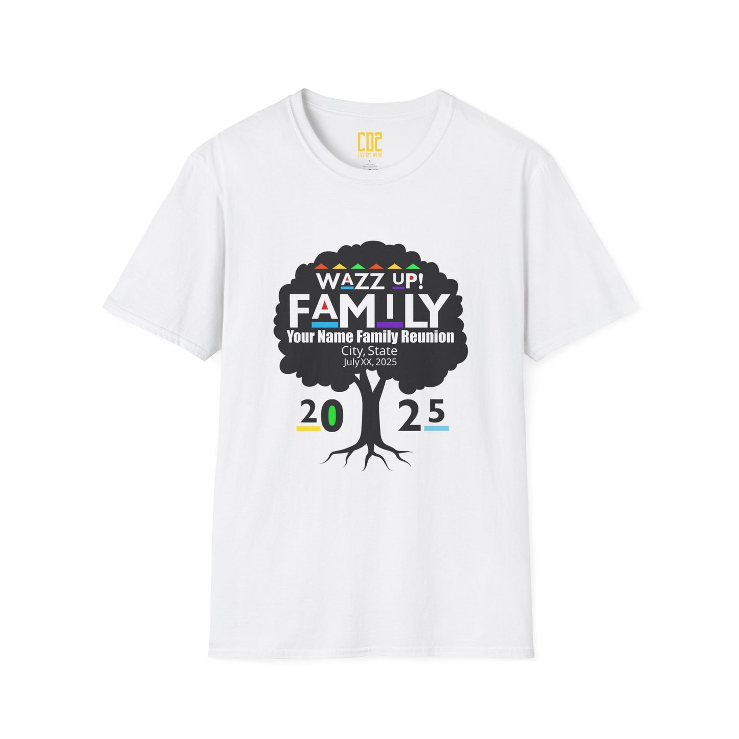 Personalized Family Reunion T-Shirt, Family Reunion Tee, Custom Family Shirt, Softstyle Family Clothing, Unique Family Gathering [...]