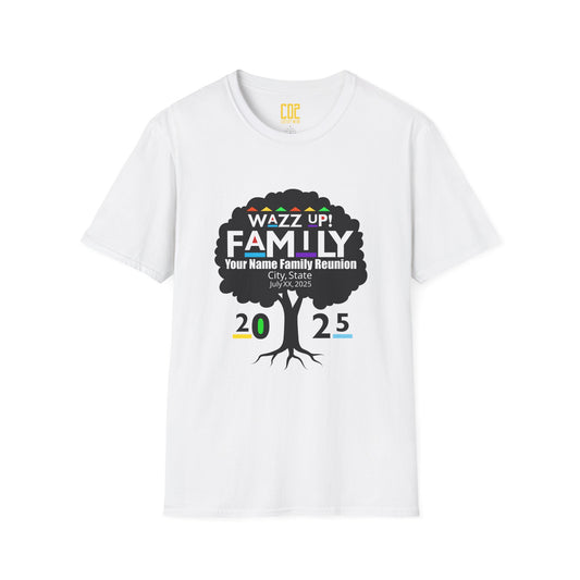 Personalized Family Reunion T-Shirt, Family Reunion Tee, Custom Family Shirt, Softstyle Family Clothing, Unique Family Gathering [...]
