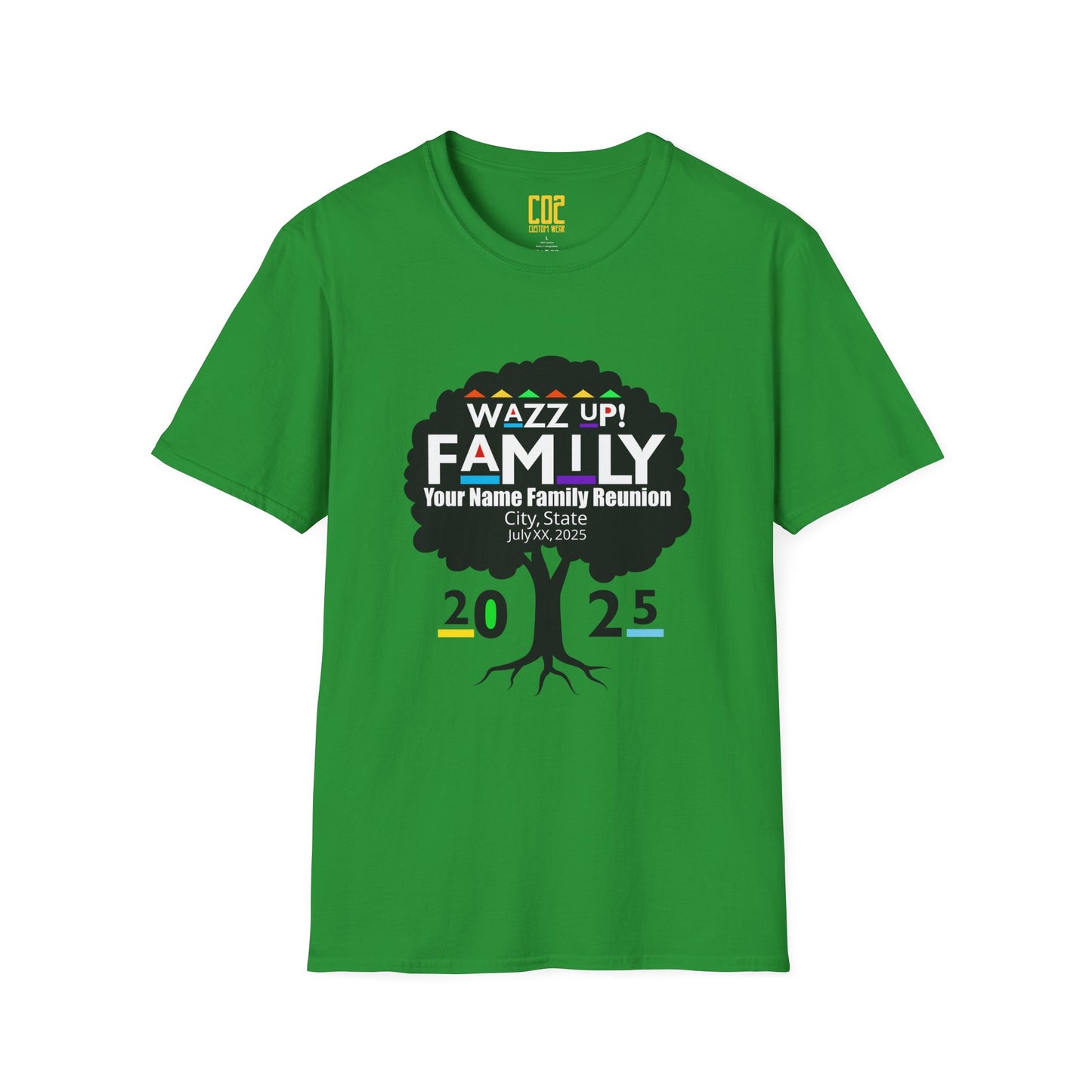 Personalized Family Reunion T-Shirt, Family Reunion Tee, Custom Family Shirt, Softstyle Family Clothing, Unique Family Gathering [...]