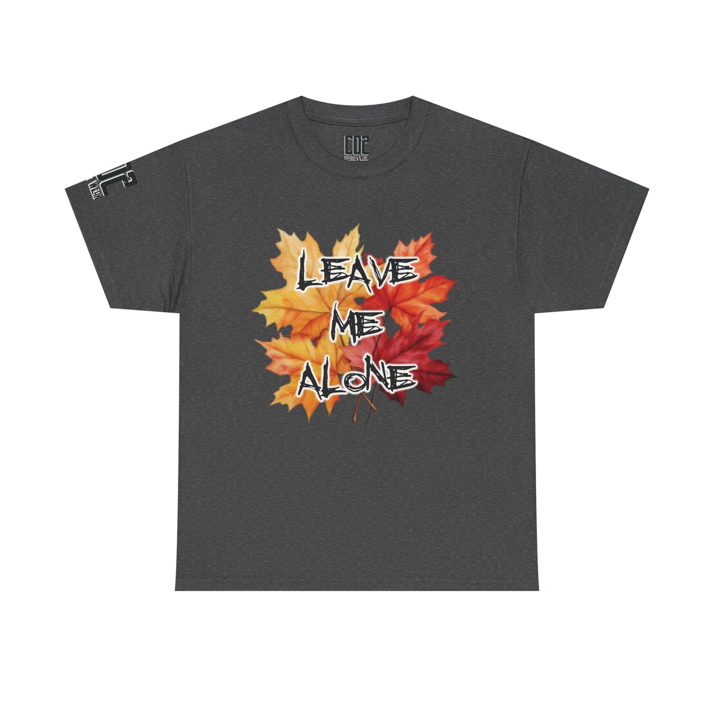 Leave Me Alone Unisex Cotton Shirt, Autumn Vibes Tee - Leave Me Alone Unisex Cotton Shirt, Casual Fall Wear, Gift for Introverts, Halloween Style, Cozy Shirt