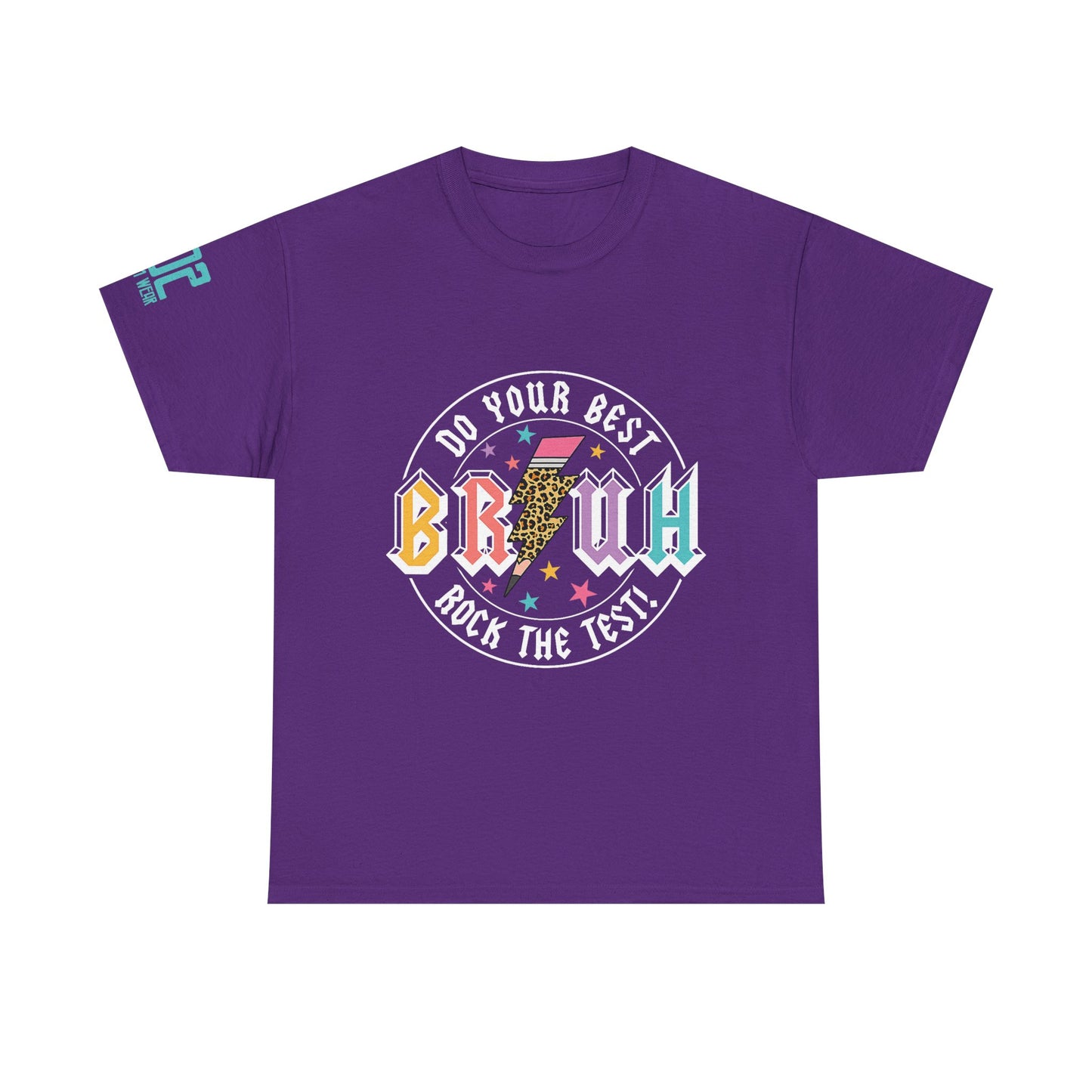 Motivational Unisex Heavy Cotton Tee: 'Do Your Best, Rock the Test!' - Perfect for Students, Casual Wear, Gift Idea, Graduation, Study [...]