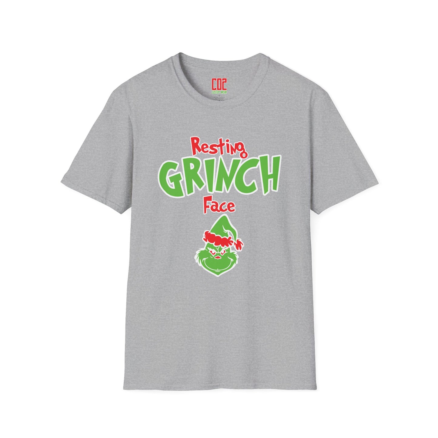 Resting Grinch Face Unisex Softstyle T-Shirt