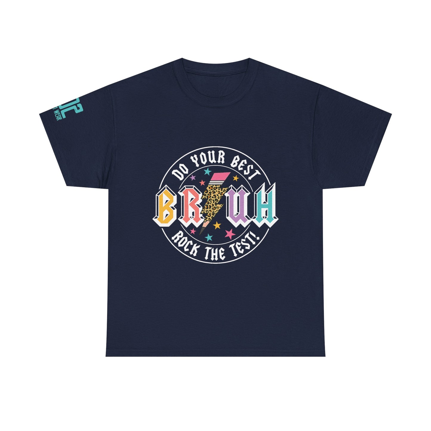 Motivational Unisex Heavy Cotton Tee: 'Do Your Best, Rock the Test!' - Perfect for Students, Casual Wear, Gift Idea, Graduation, Study [...]