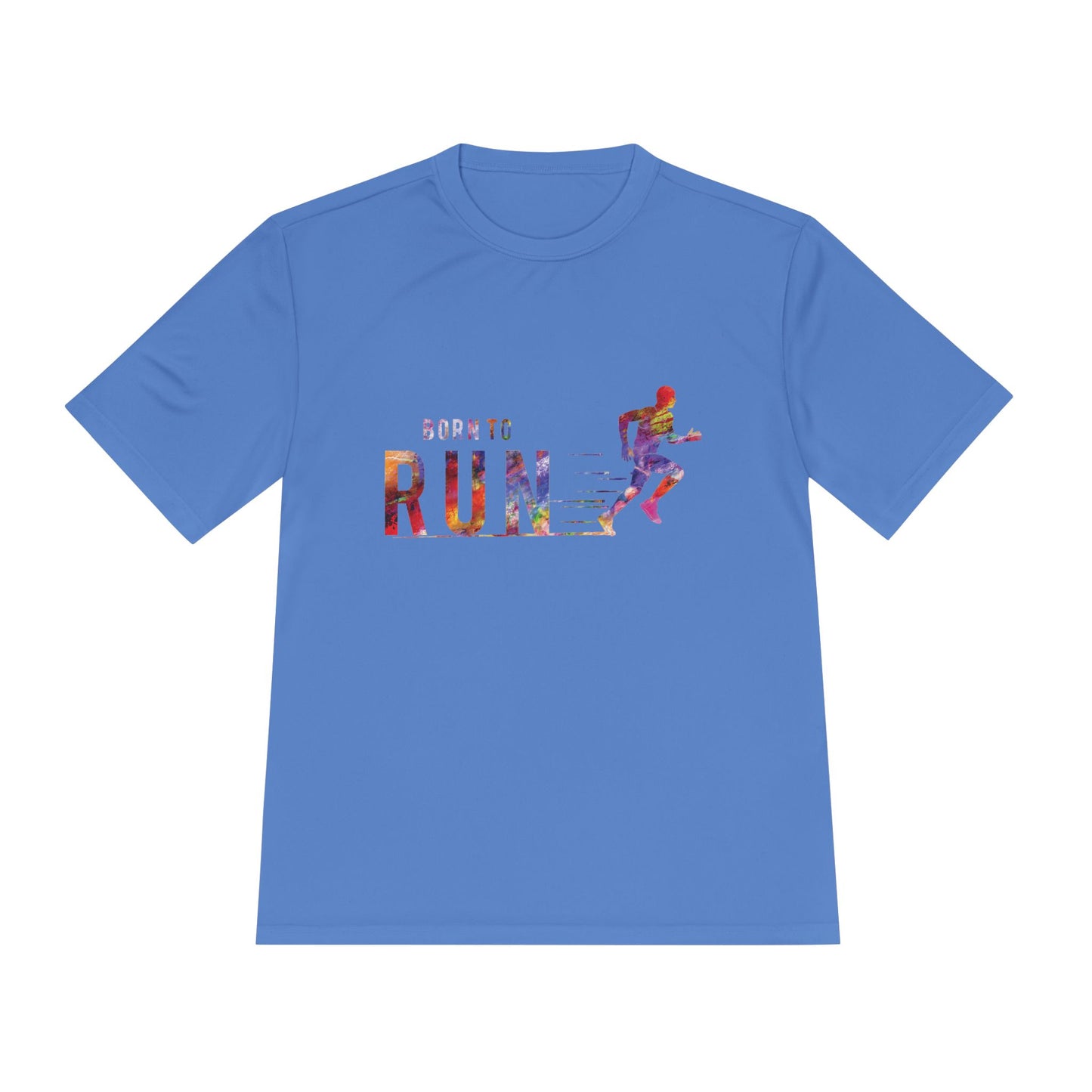 Born to Run Unisex Moisture Wicking Tee | Athletic Shirt, Running Top, Workout Apparel, Fitness Gift, Sportswear