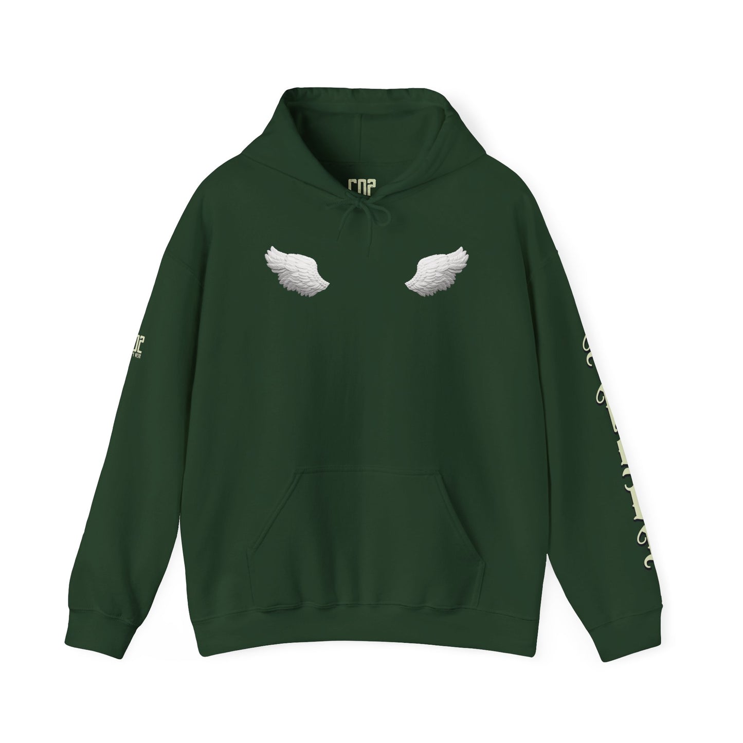 Angel & Bear Hoodie - Unisex Heavy Blend™ Sweatshirt, Cozy Gift for Friends, Cute Casual Wear, Perfect for Fall & Winter