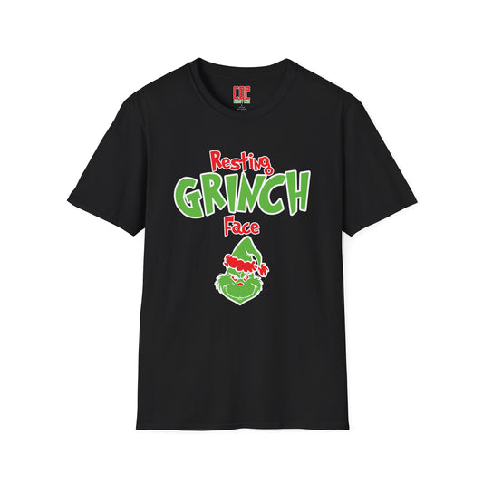 Resting Grinch Face Unisex Softstyle T-Shirt