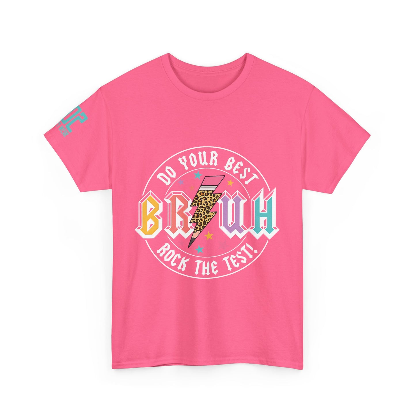 Motivational Unisex Heavy Cotton Tee: 'Do Your Best, Rock the Test!' - Perfect for Students, Casual Wear, Gift Idea, Graduation, Study [...]