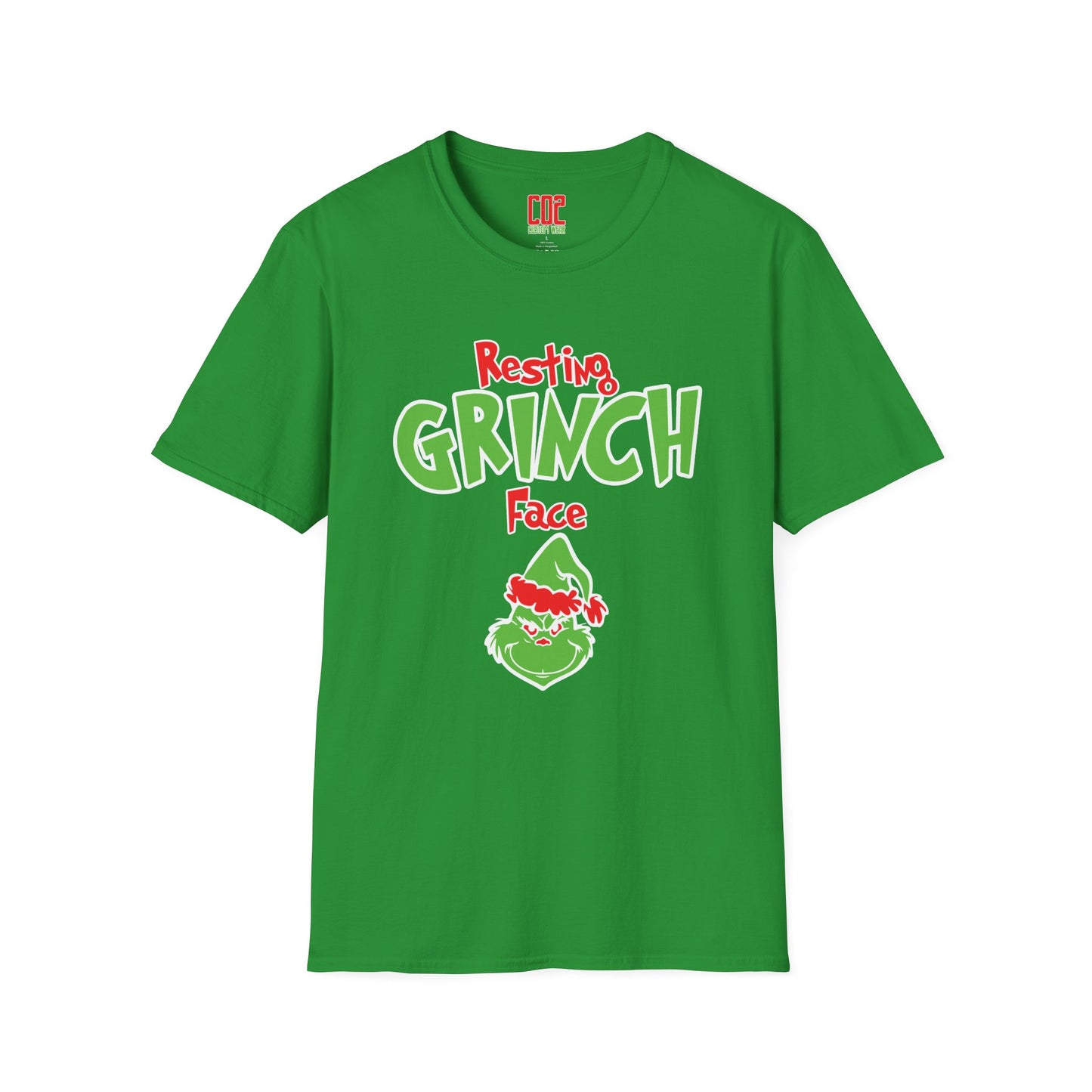 Resting Grinch Face Unisex Softstyle T-Shirt