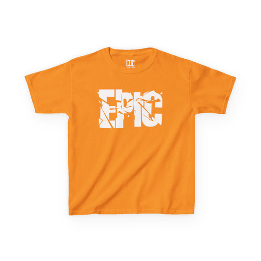 Epic Kids Heavy Cotton Tee - Cool Graphic T-Shirt for Boys and Girls, Perfect for Birthday Gifts, Casual Wear, Back to School