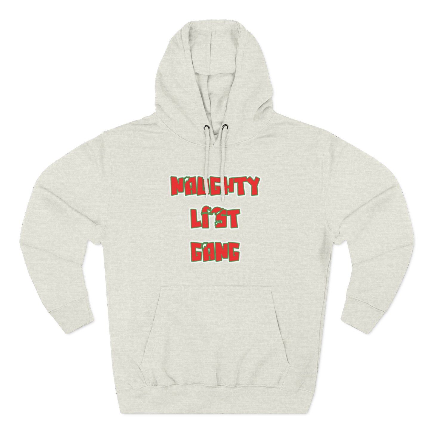 Naughty List Gang Hoodie — Funny Christmas Holiday Pullover