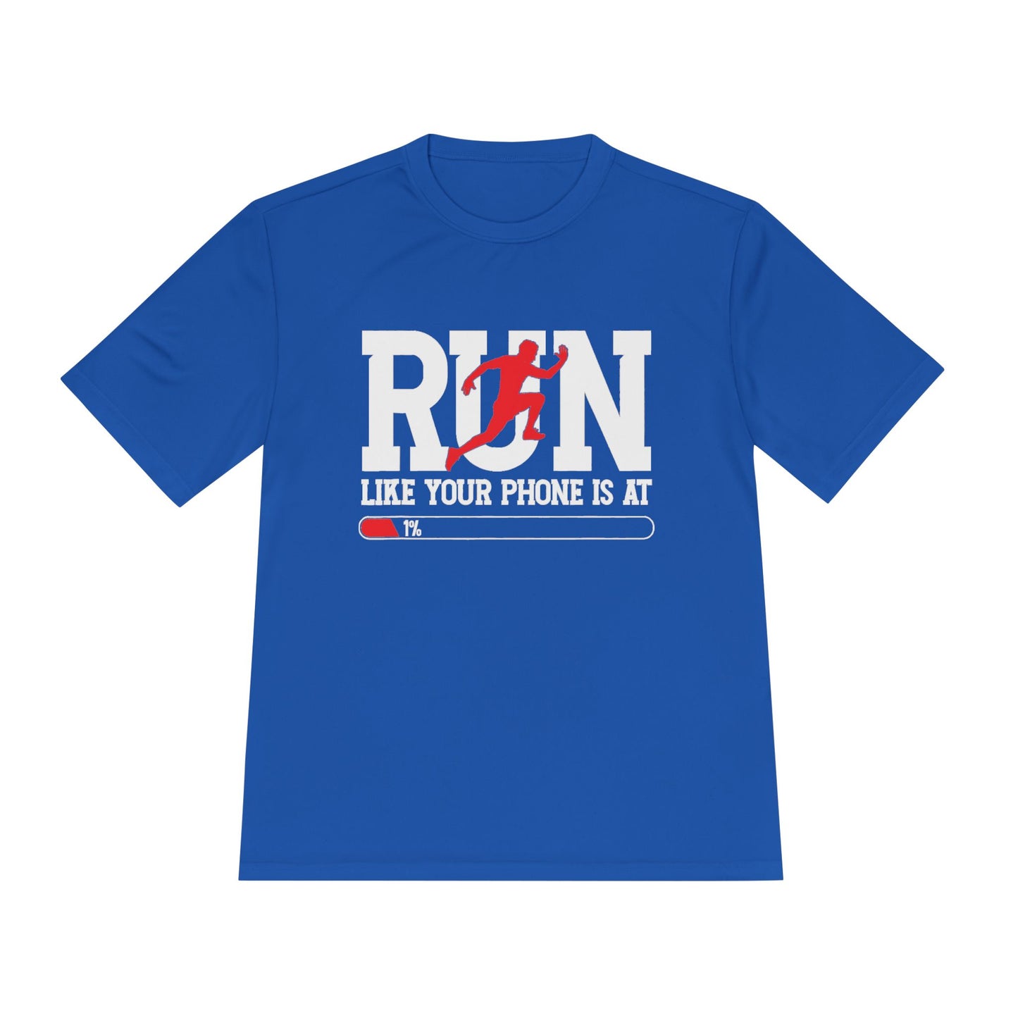 Running Humor Tee - Unisex Moisture Wicking T-Shirt for Fitness Lovers, Gift for Runners, Workout Shirt, Casual Wear, Running Gift