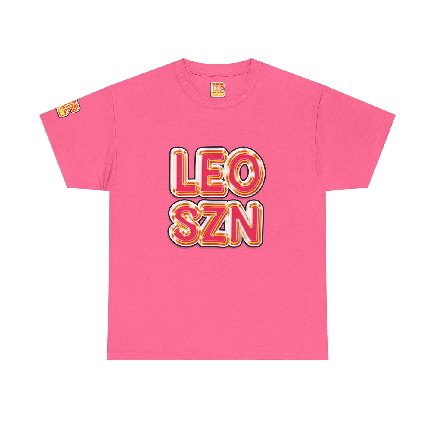 LEO SZN Unisex Heavy Cotton Tee, Zodiac Shirt, Astrology Gift, Birthday Apparel, Casual Wear, Summer Fashion, Trendy Style, Leo Season