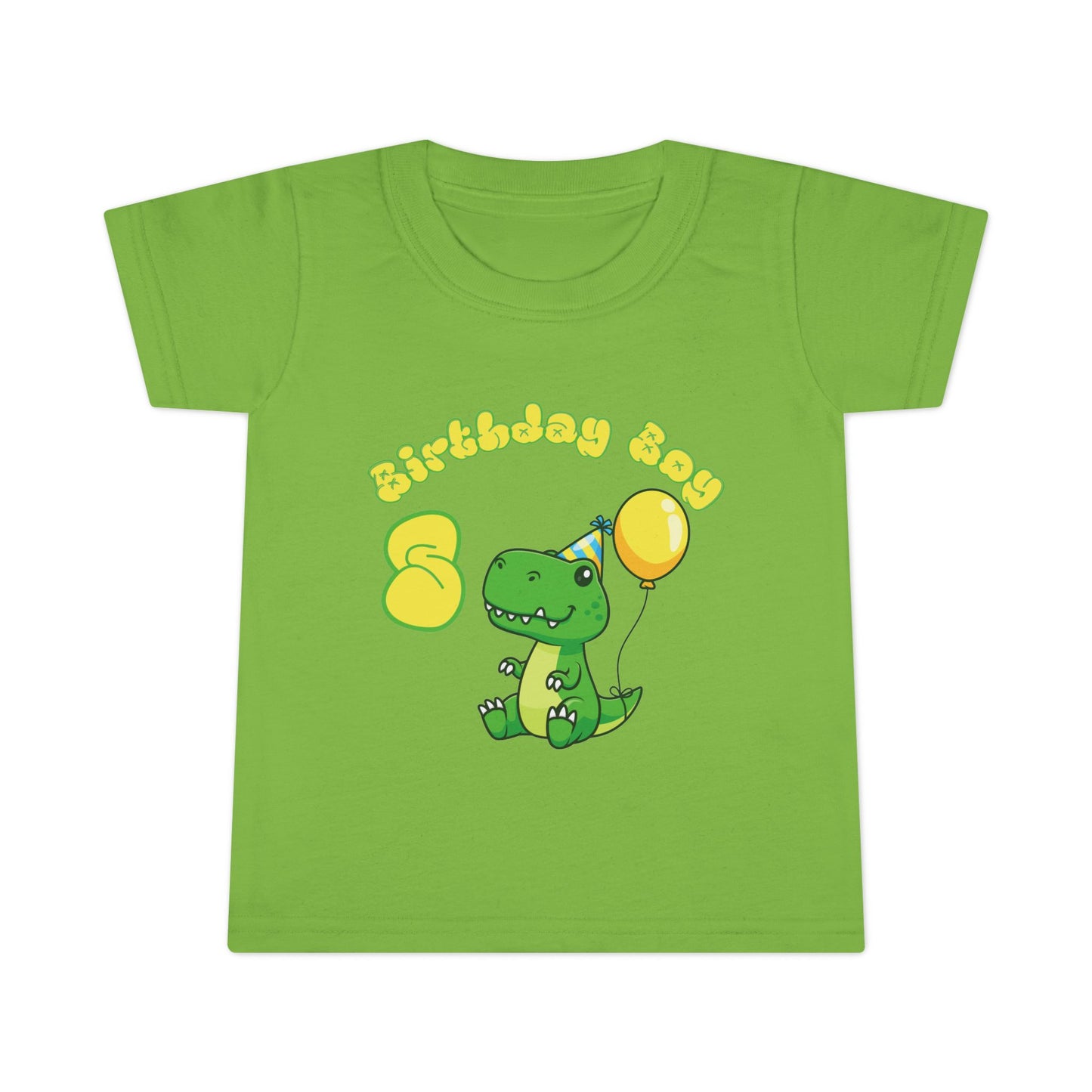 Birthday Boy Dinosaur Toddler T-shirt, Cute Kids Tee, Birthday Gift, Toddler Apparel, Dinosaur Theme, Fun Kids Clothing