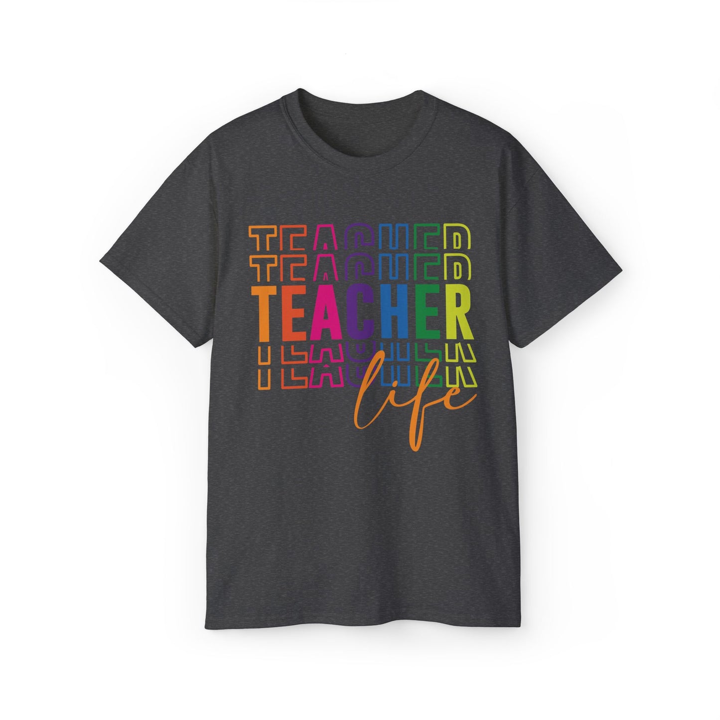 Colorful Teacher Life Unisex Cotton Tee – Perfect Gift for Educators, Teacher Appreciation Day, Classroom Style, Back to School, [...]