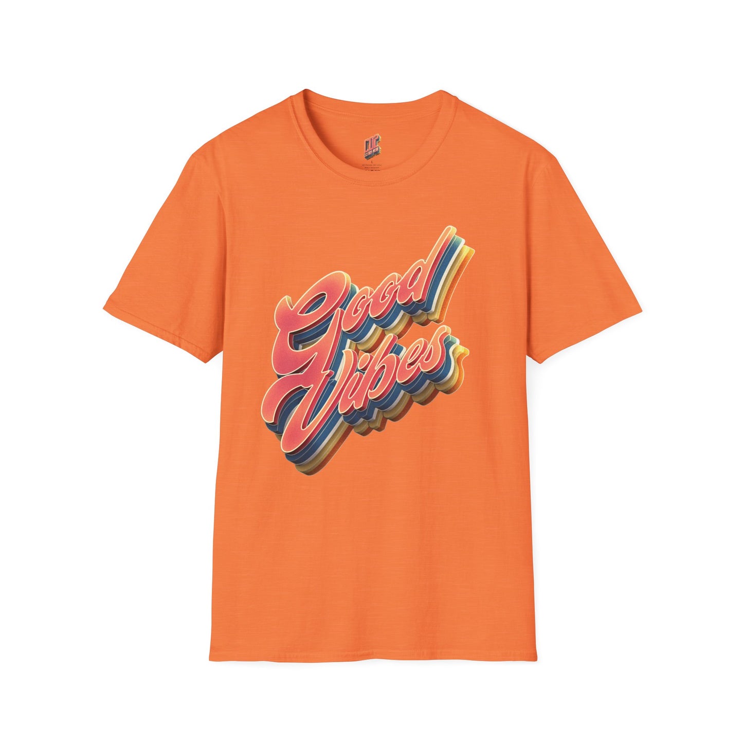 Good Vibes Unisex Softstyle T-Shirt, Fun Graphic Tee, Casual Wear, Gift for Friends, Summer Outfits, Positive Energy Fashion