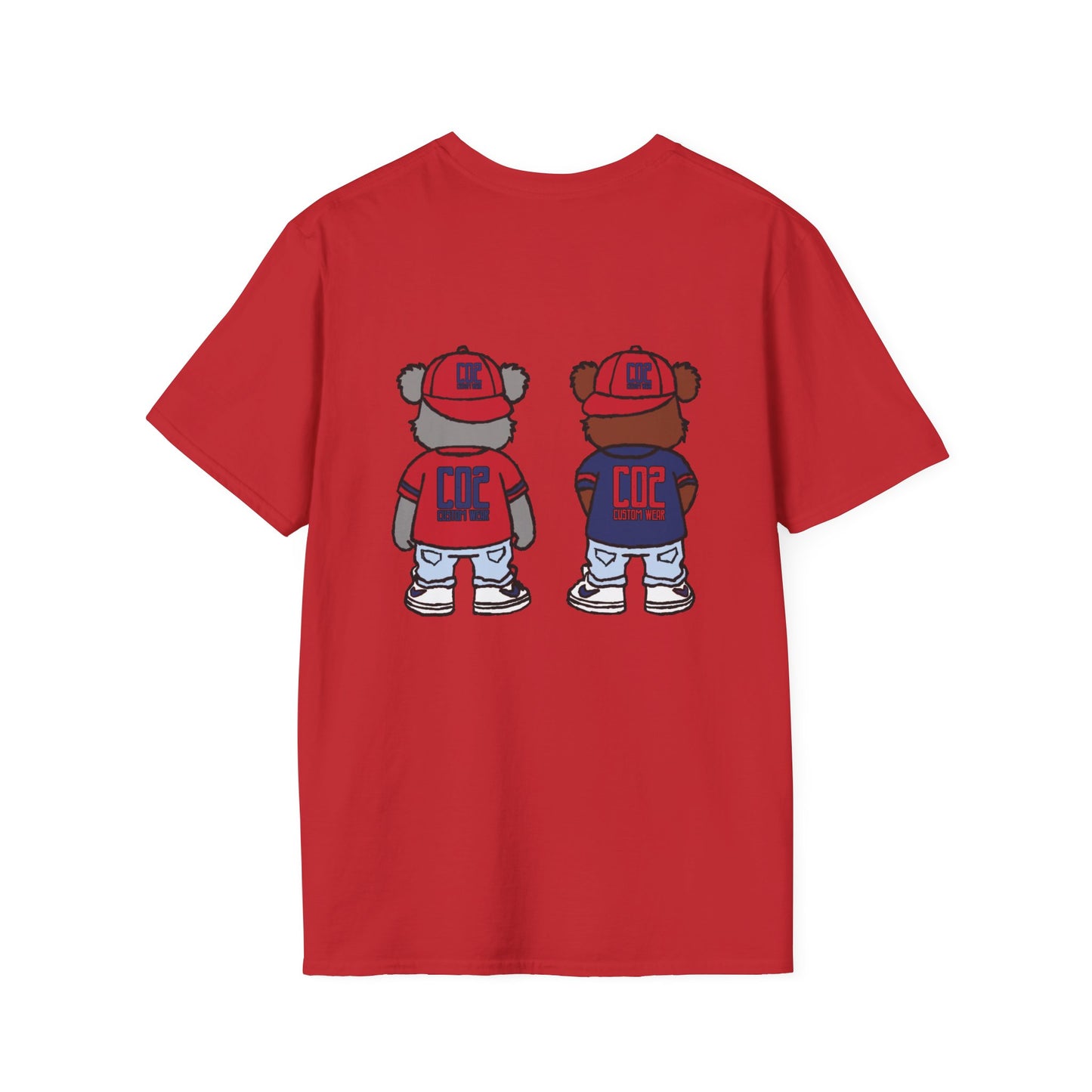 CO2 Bear Retro Cool Bear Graphic Tee, Cute Animal T-Shirt, Fun Unisex Wear, Streetwear Style Shirt, Casual Gift for Kids and Teens