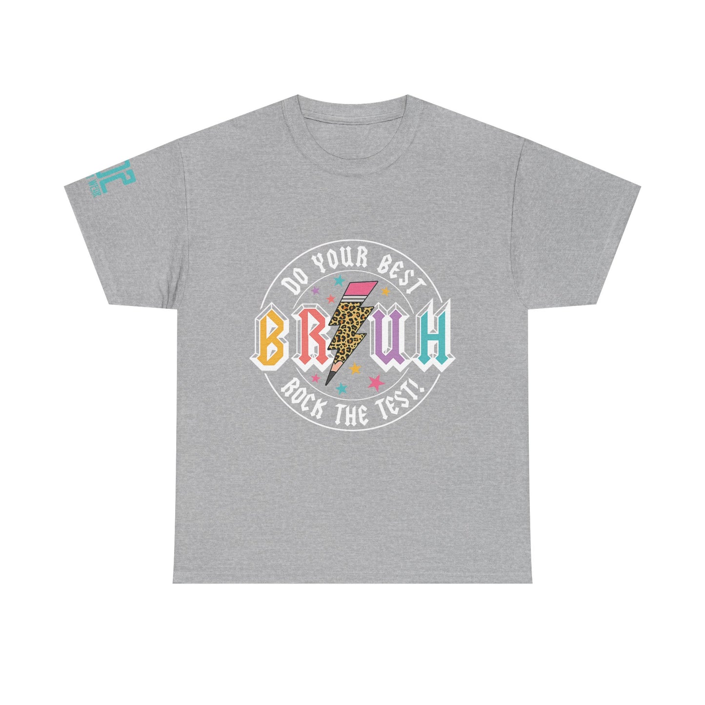 Motivational Unisex Heavy Cotton Tee: 'Do Your Best, Rock the Test!' - Perfect for Students, Casual Wear, Gift Idea, Graduation, Study [...]